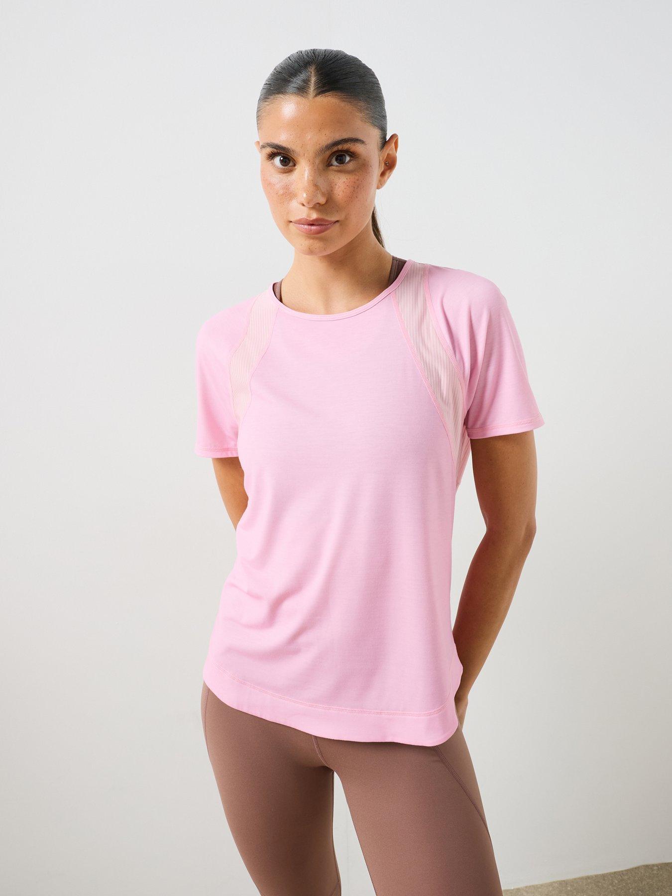 Sweaty Betty Breathe Easy Mesh T-Shirt - Pink
