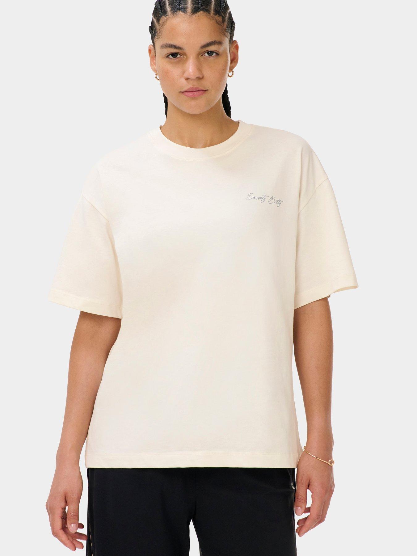 Sweaty Betty Womens Made To Move Graphic T-shirt - White