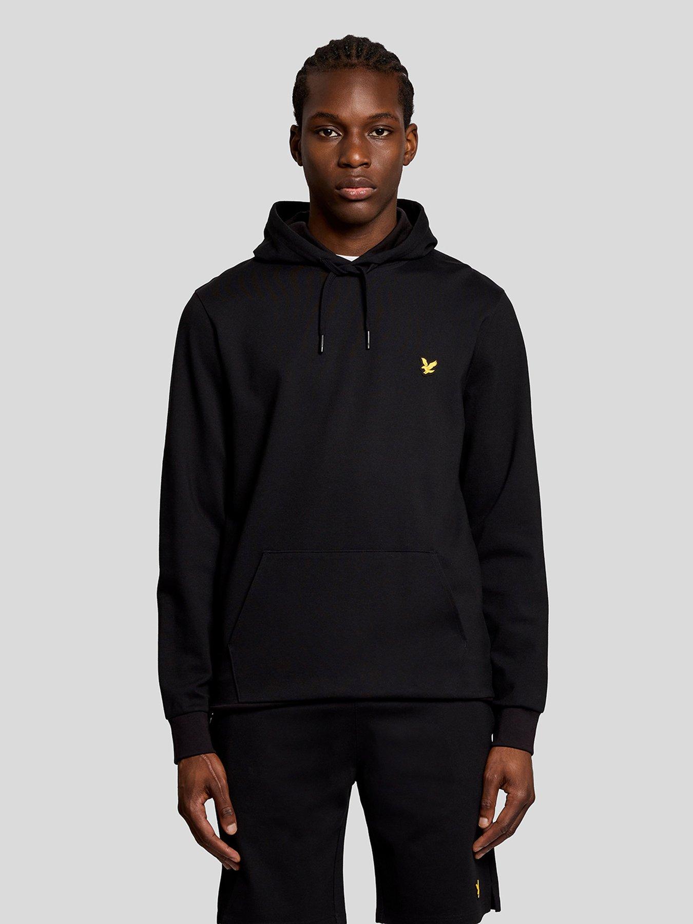 Lyle & Scott Sport Mens Sports Fly Fleece Hoodie - Black