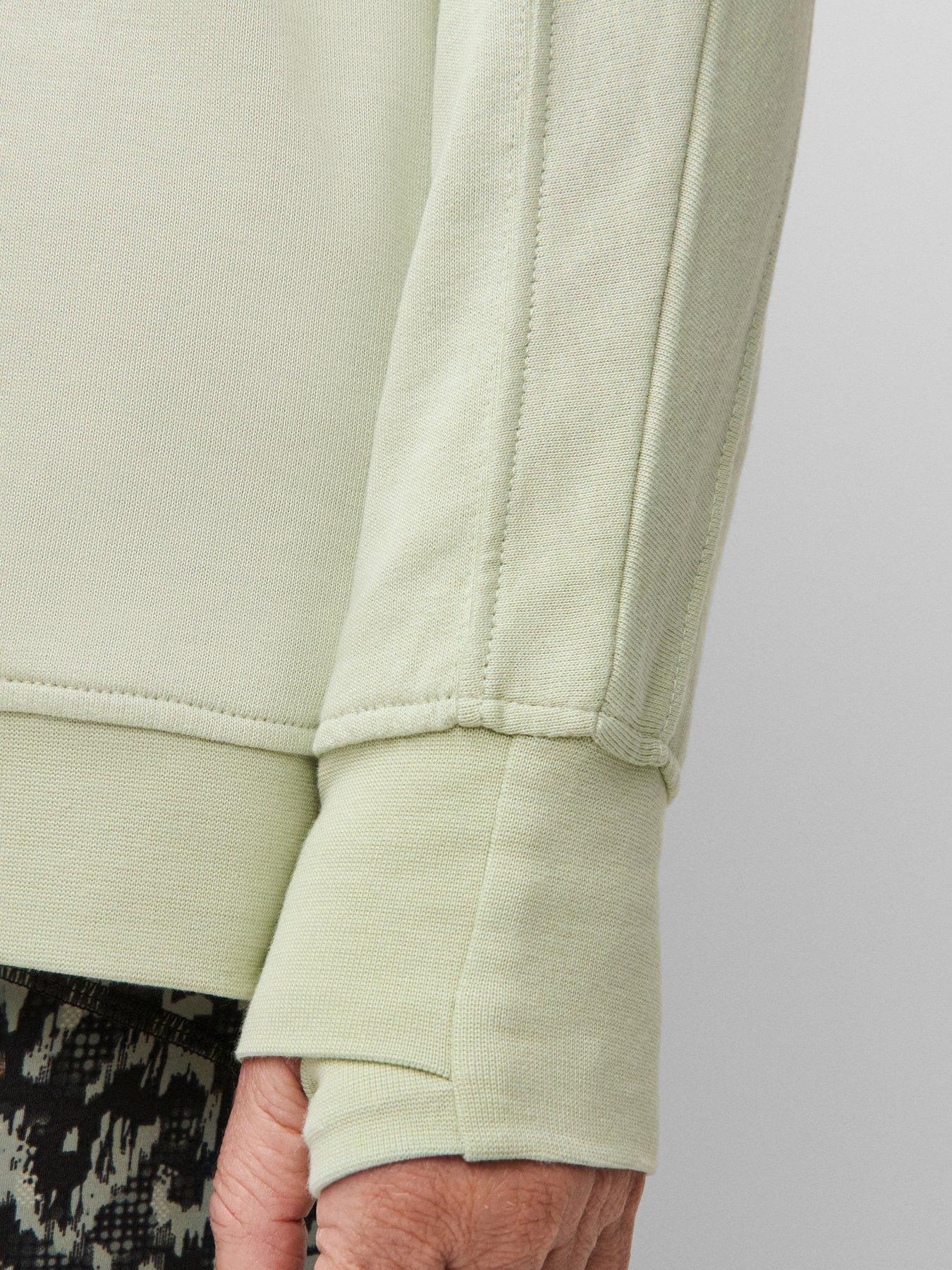 Image 5 of 5 of Sweaty Betty Womens Training After Class Seam Detail Longline Sweatshirt - Green