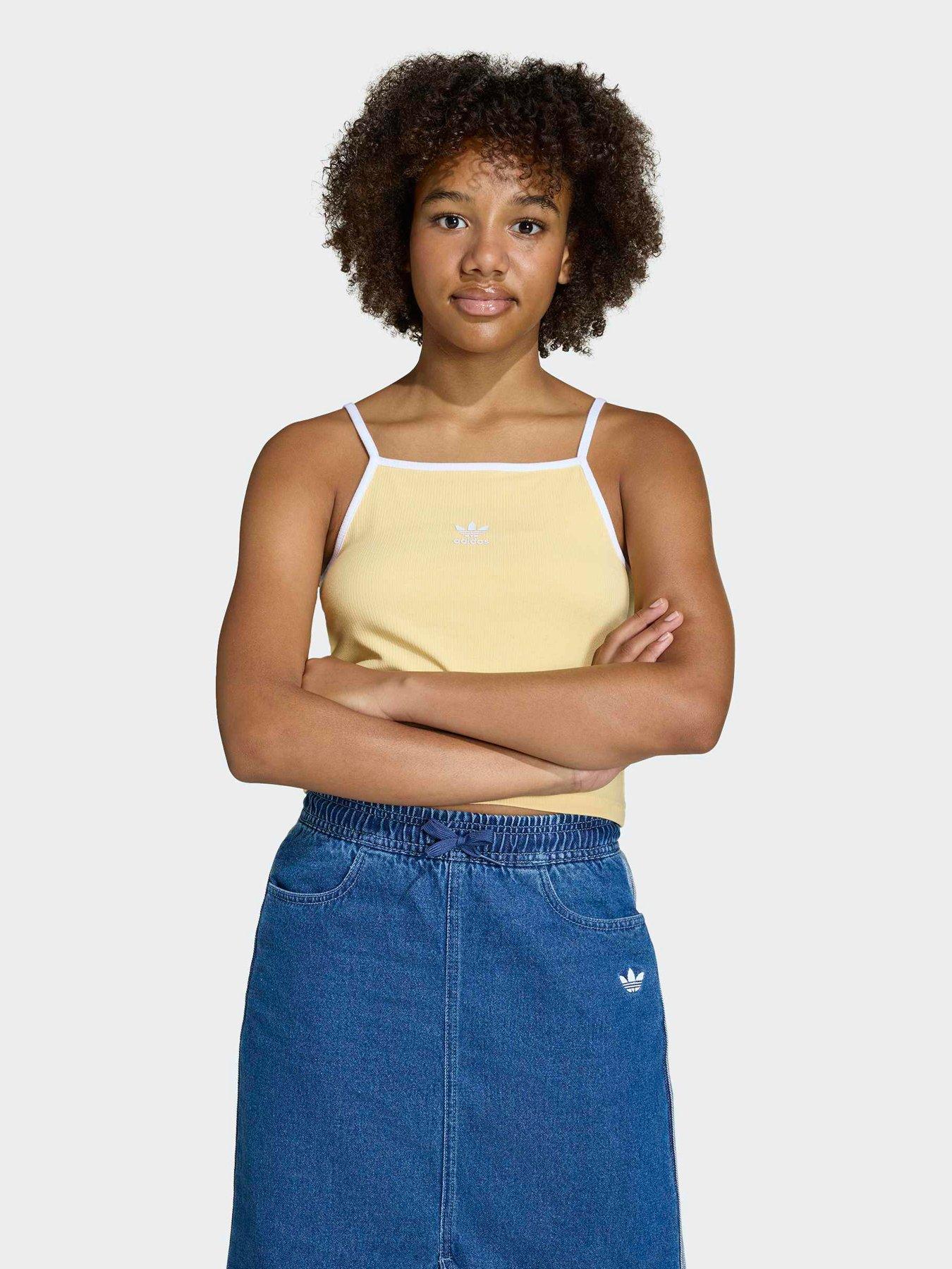 adidas Originals Junior Girls Tank Top - Yellow