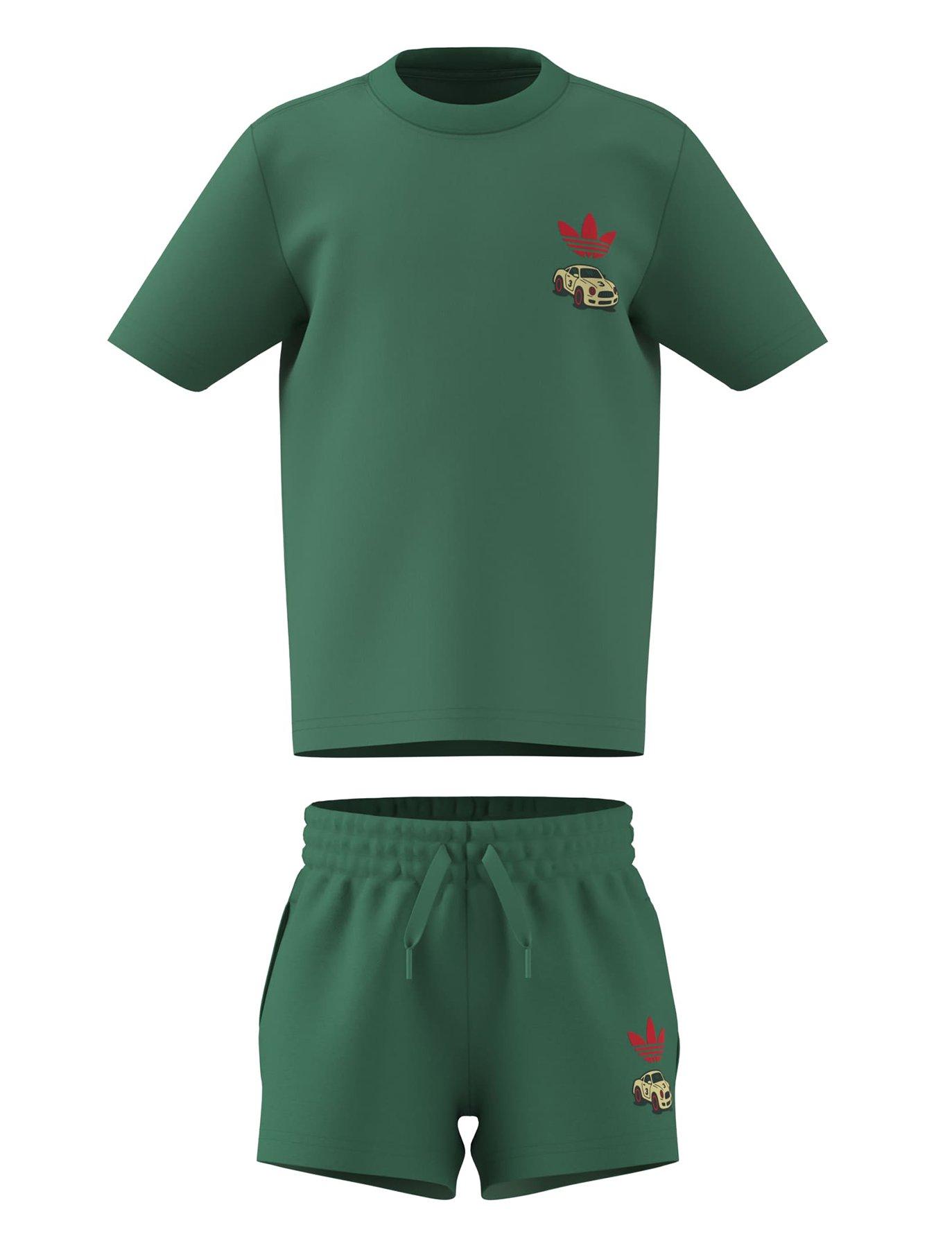 adidas Originals Kids Toy Vehicle T-Shirt And Short Set - Green