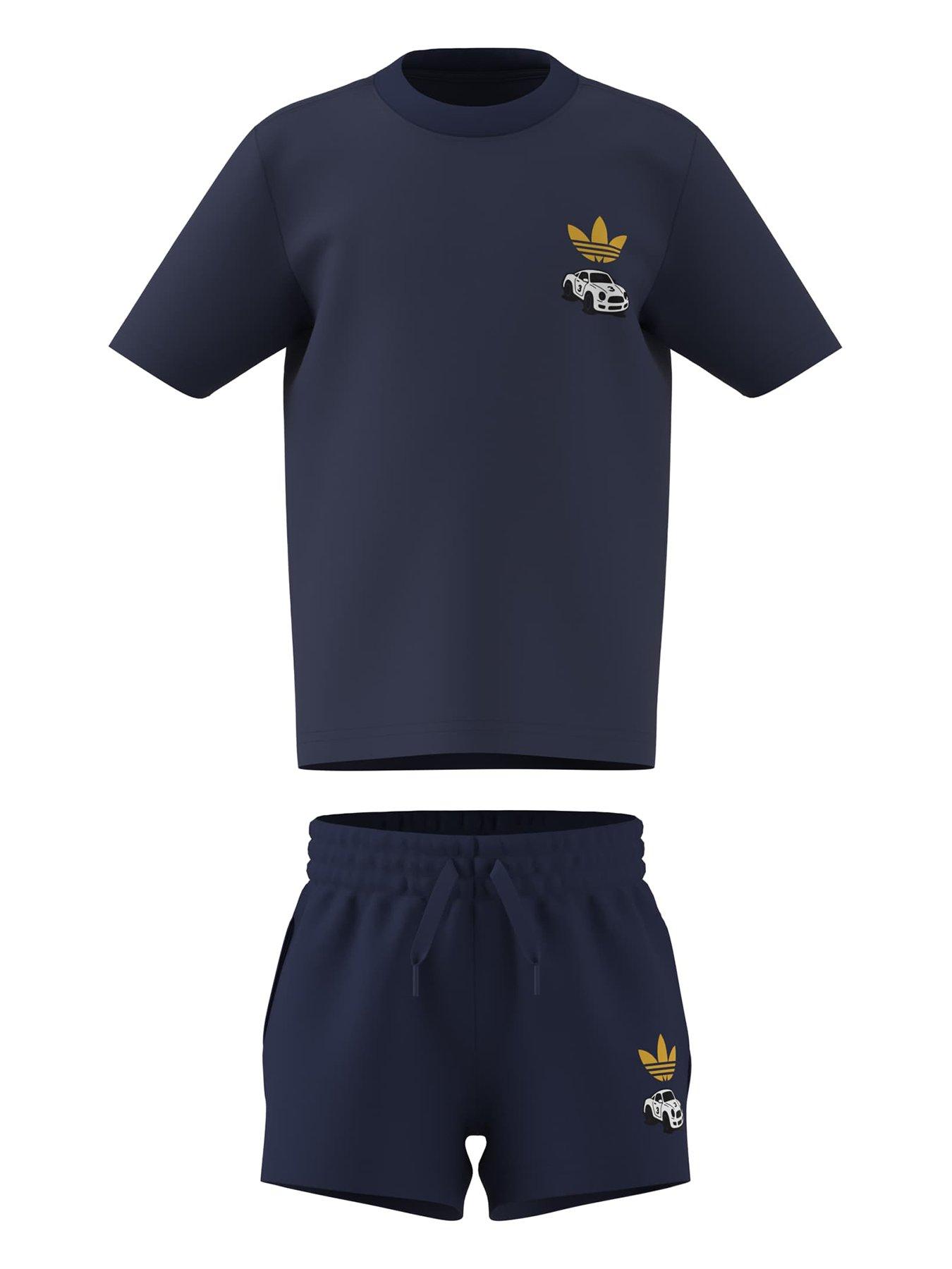 adidas Originals Kids Toy Vehicle T-shirt And Short Set - Blue