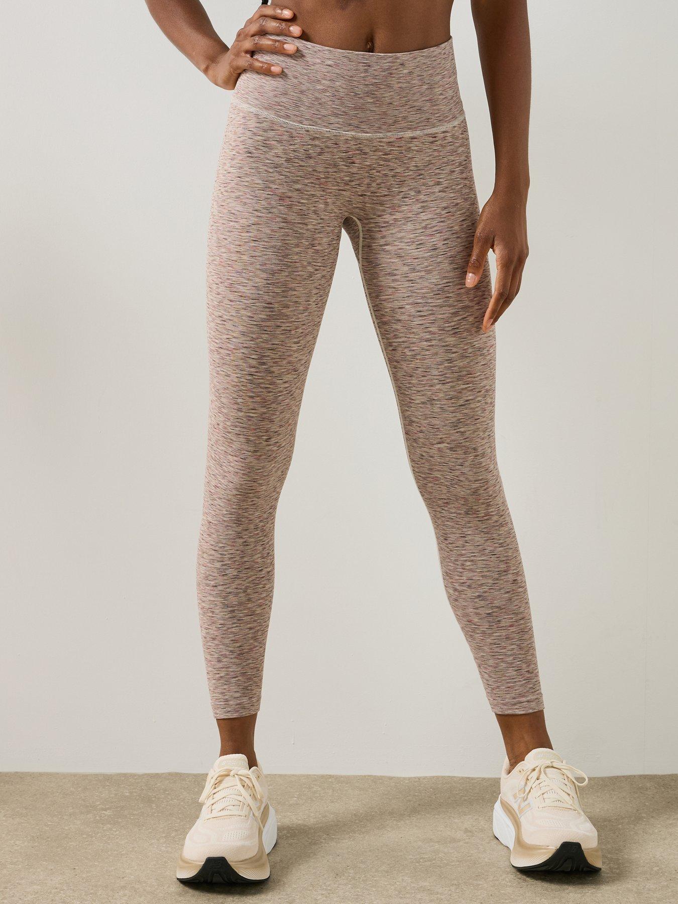 Sweaty Betty Seamless Space Dye 7/8 Leggings - Beige