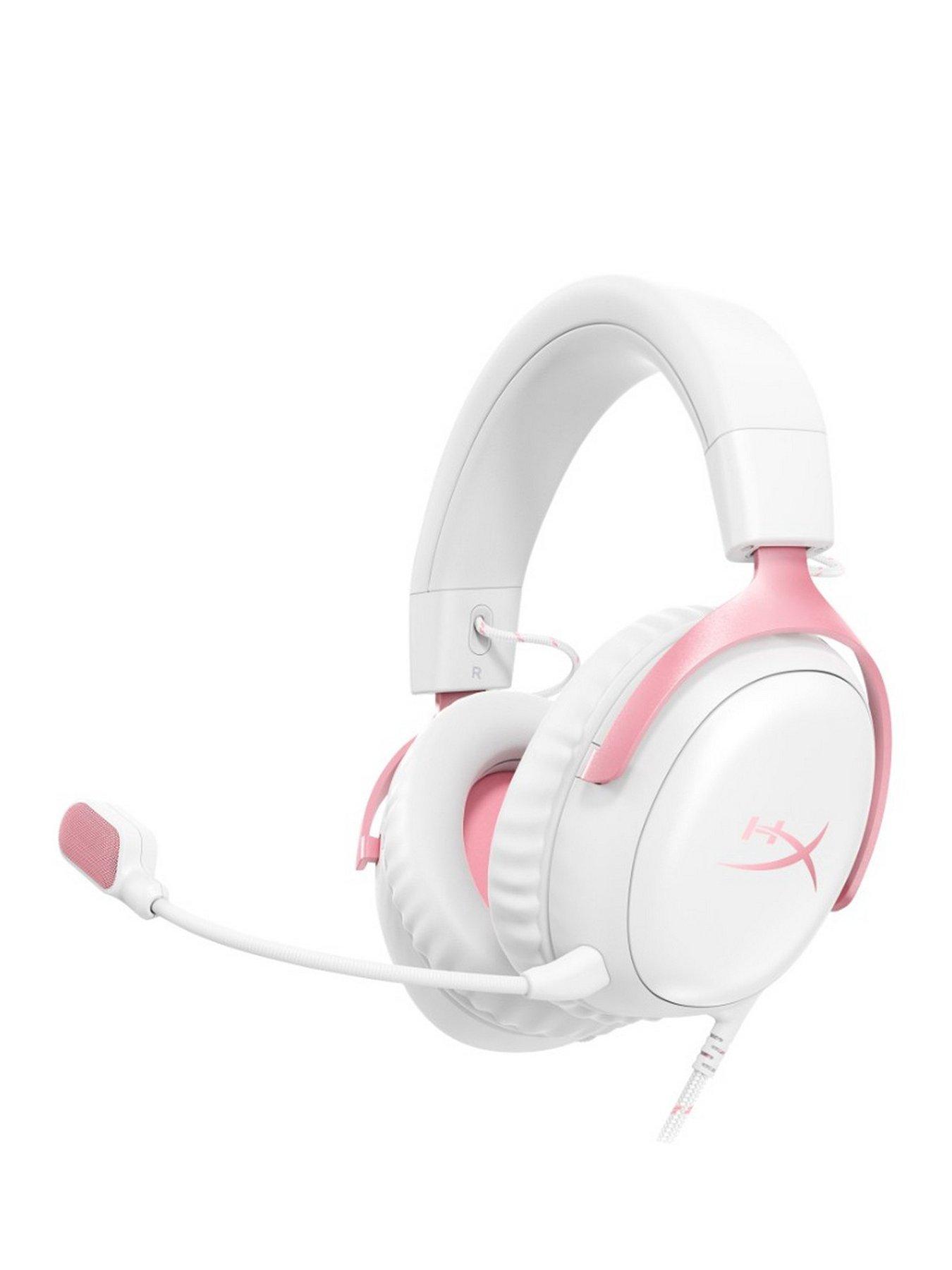 Image 1 of 7 of HYPERX Cloud III Wired White/Pink