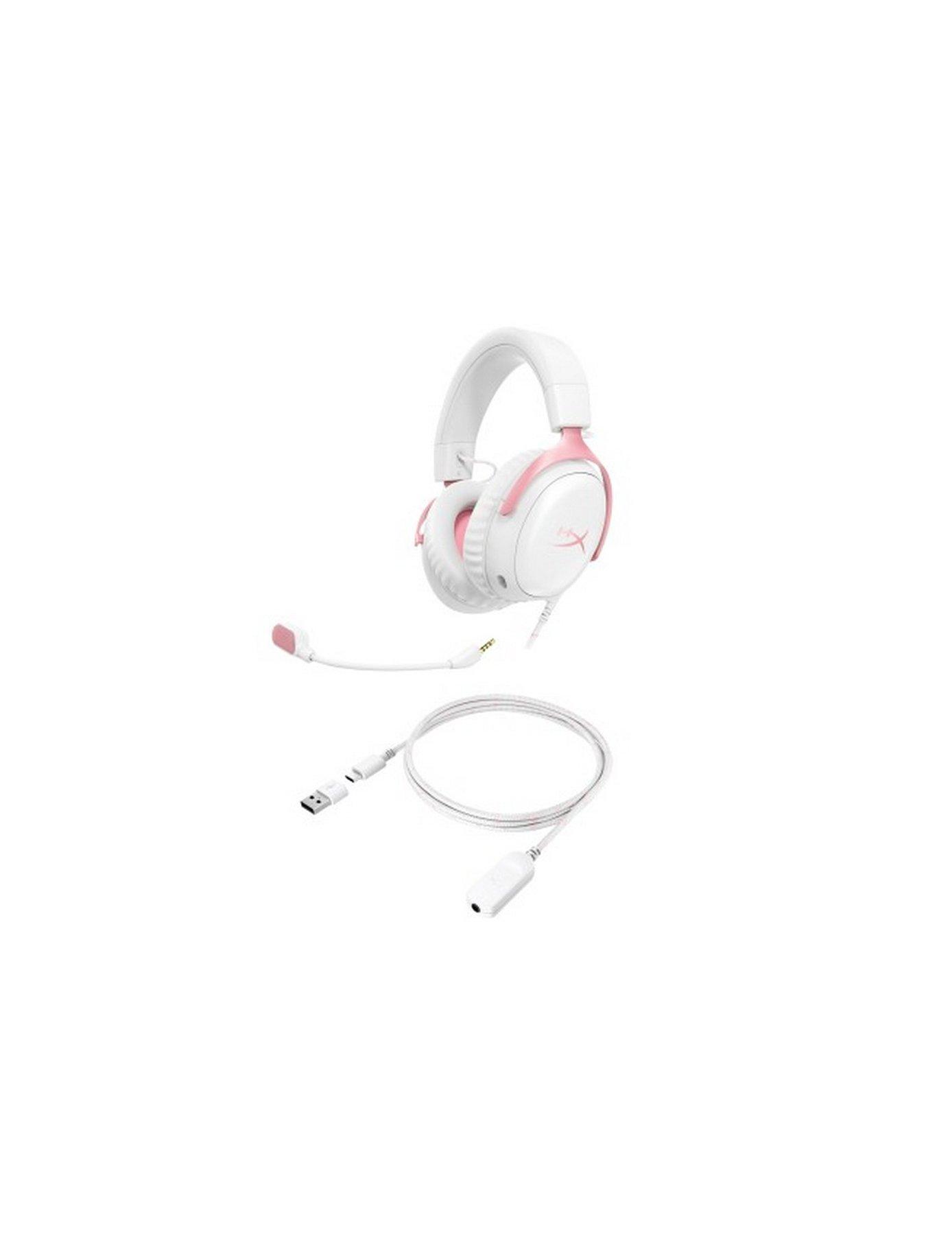 Image 3 of 7 of HYPERX Cloud III Wired White/Pink
