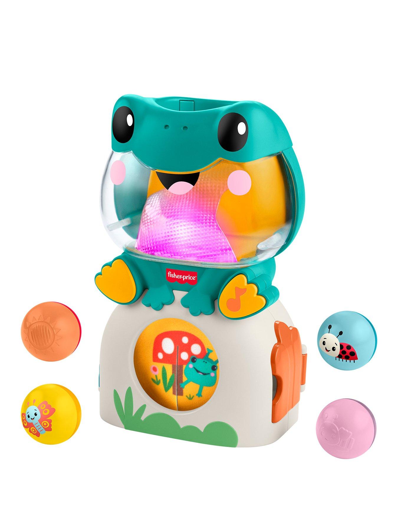 Image 1 of 7 of Fisher-Price <p>Light-Up &amp; Roll Frog Activity Toy</p>