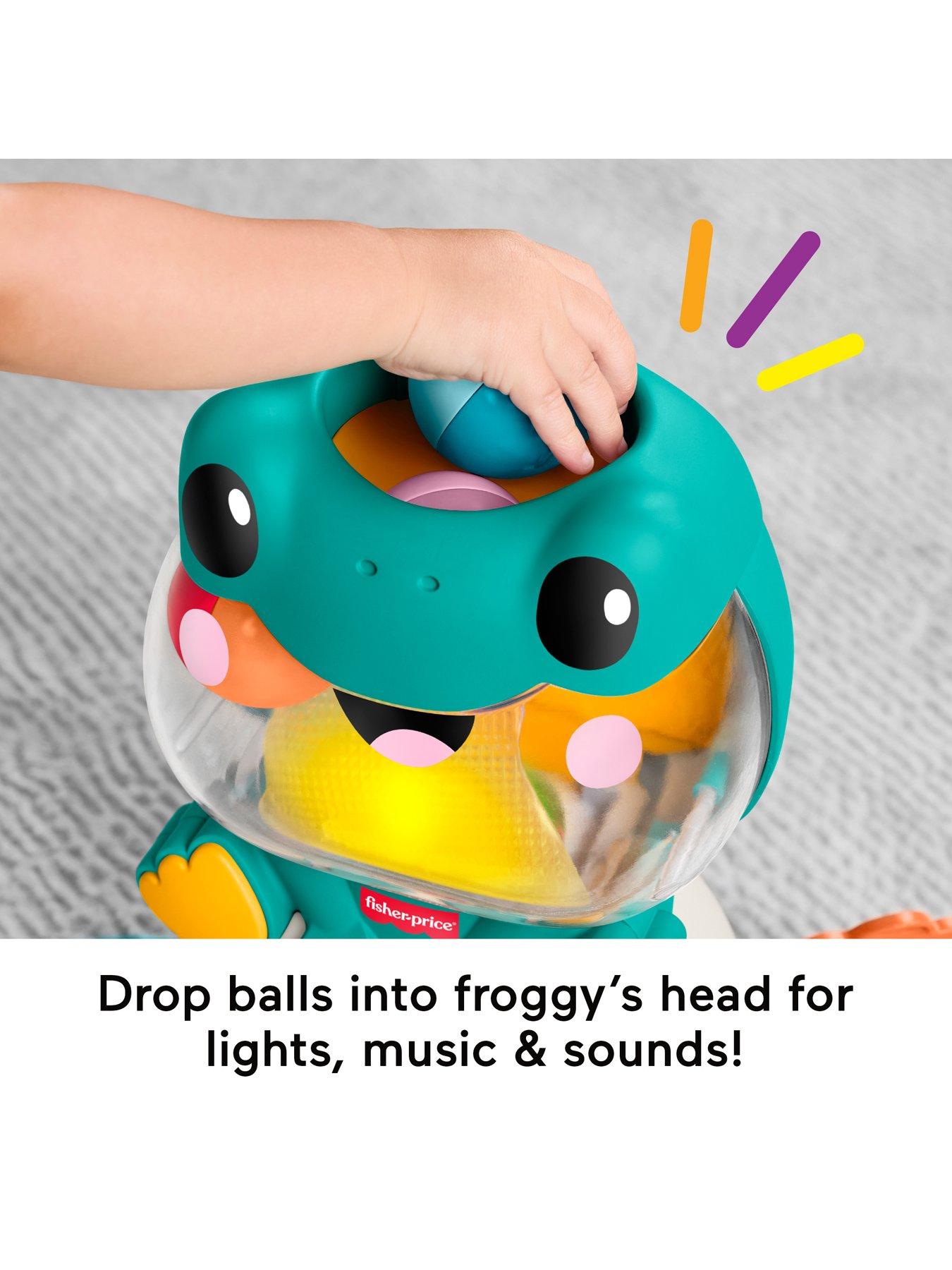 Image 3 of 7 of Fisher-Price <p>Light-Up &amp; Roll Frog Activity Toy</p>