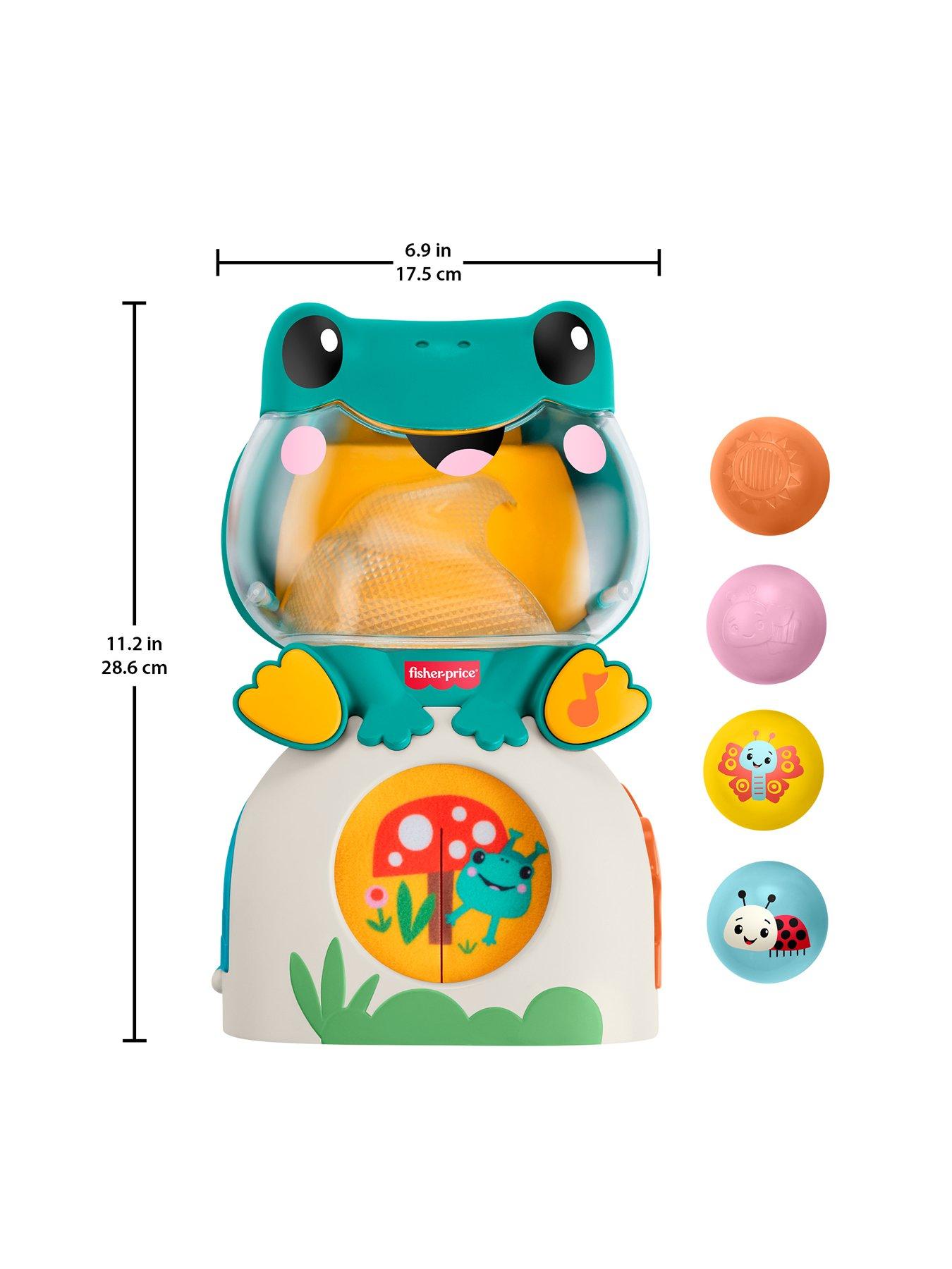 Image 6 of 7 of Fisher-Price <p>Light-Up &amp; Roll Frog Activity Toy</p>