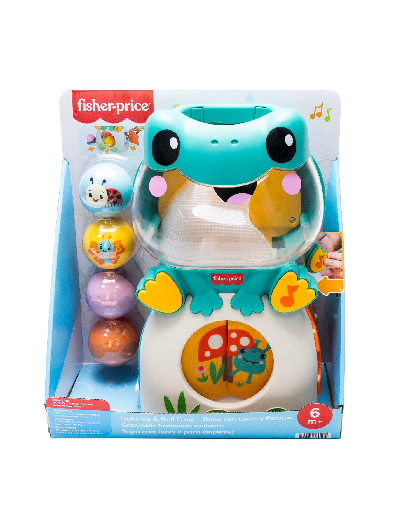 Image 7 of 7 of Fisher-Price <p>Light-Up &amp; Roll Frog Activity Toy</p>
