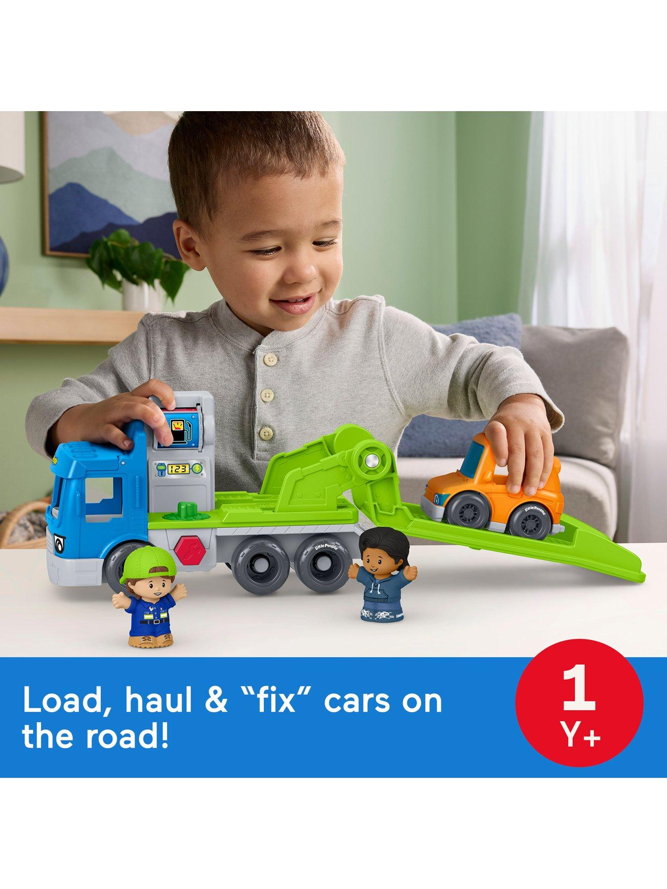 Image 2 of 7 of Fisher-Price Little People <p>Load &amp; Roll Hauler Playset</p>