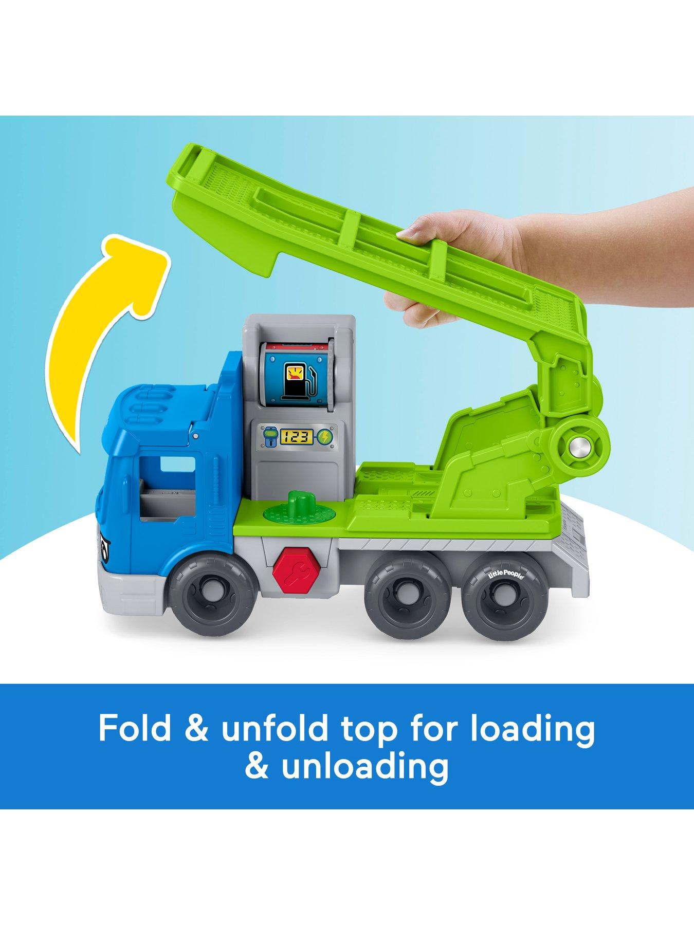 Image 3 of 7 of Fisher-Price Little People <p>Load &amp; Roll Hauler Playset</p>