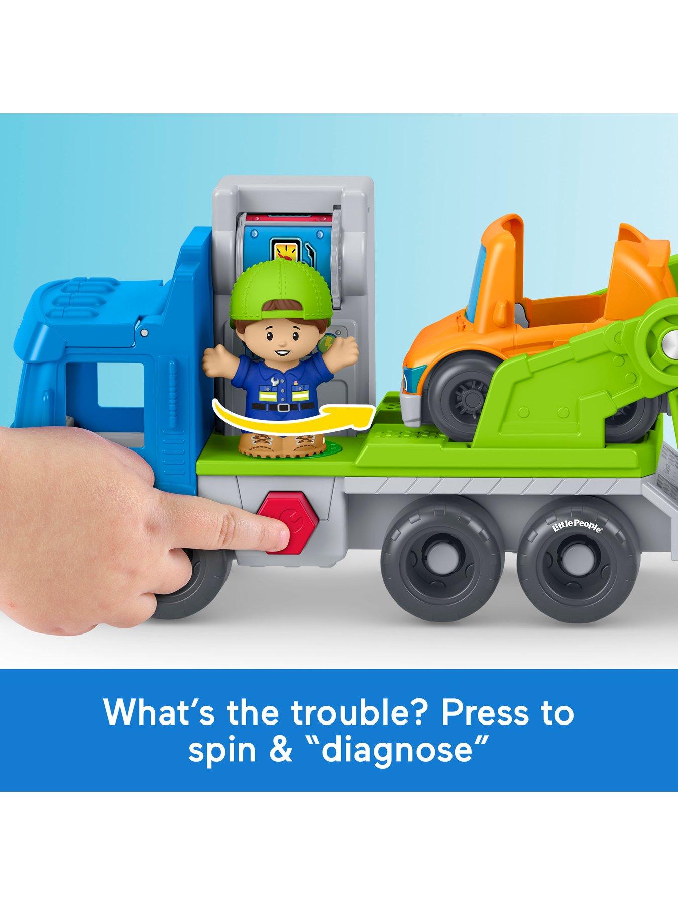 Image 5 of 7 of Fisher-Price Little People <p>Load &amp; Roll Hauler Playset</p>