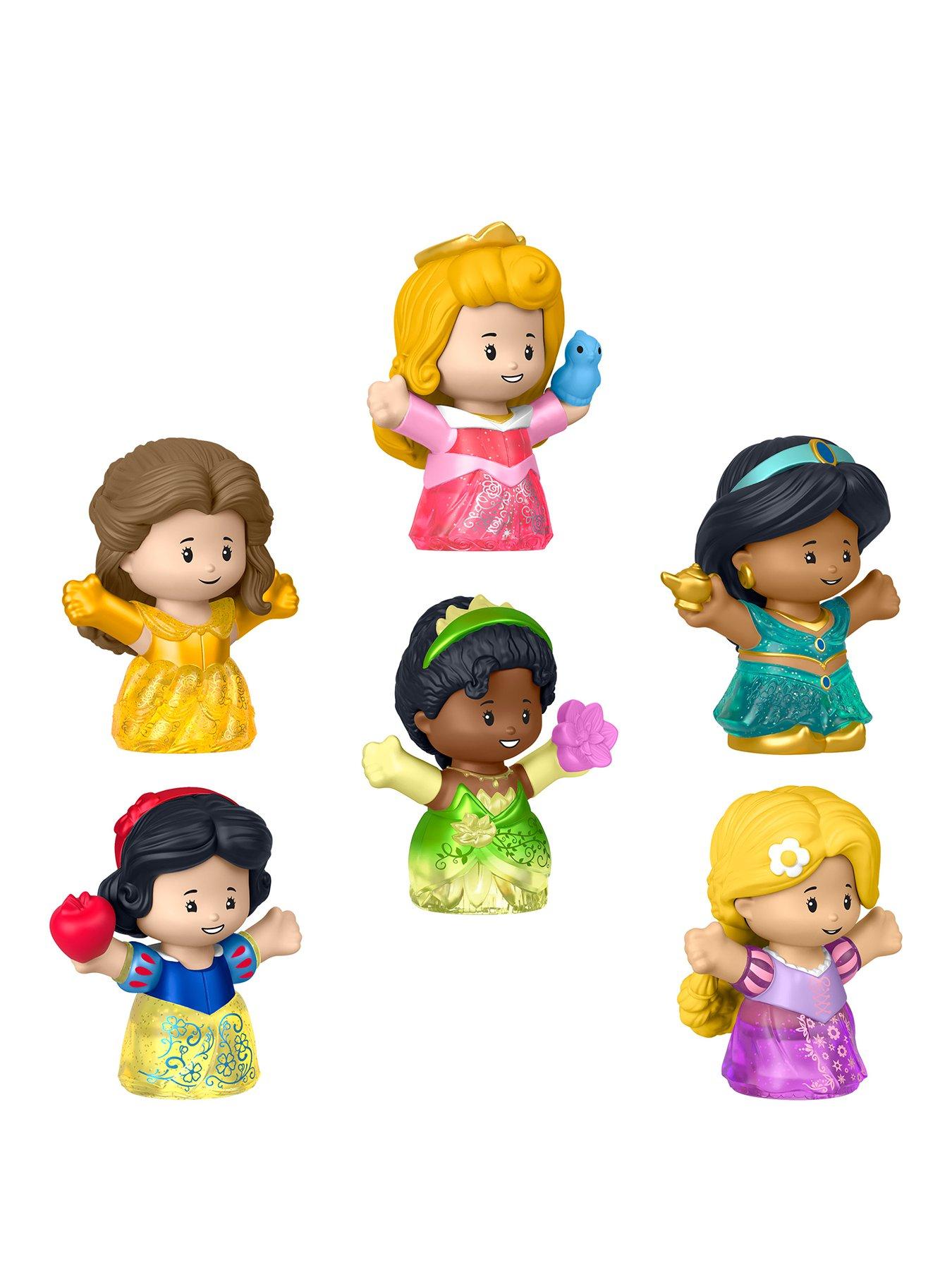 Fisher-Price Little People Little People DISNEY Princess Shimmer Gowns Figure Set, 6 Characters