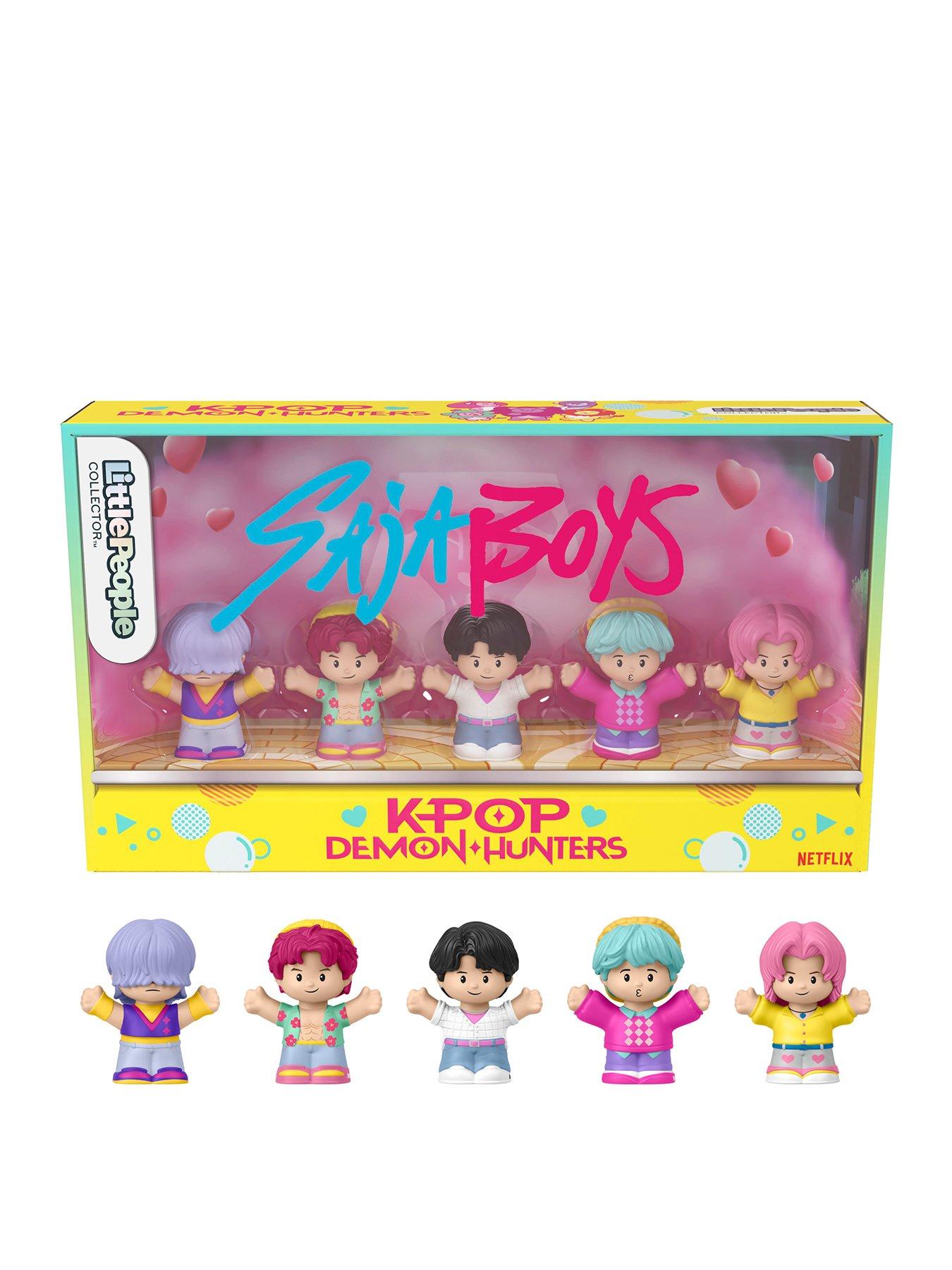 Fisher-Price Little People Little People Collector KPop Demon Hunters: Saja Boys Special Edition Set, 5 Figures