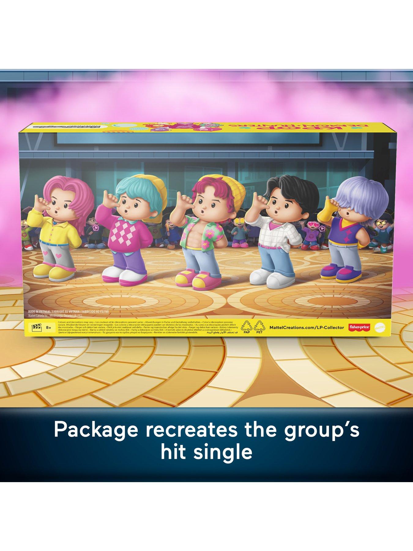 Image 4 of 8 of Fisher-Price Little People Little People Collector KPop Demon Hunters: Saja Boys Special Edition Set, 5 Figures