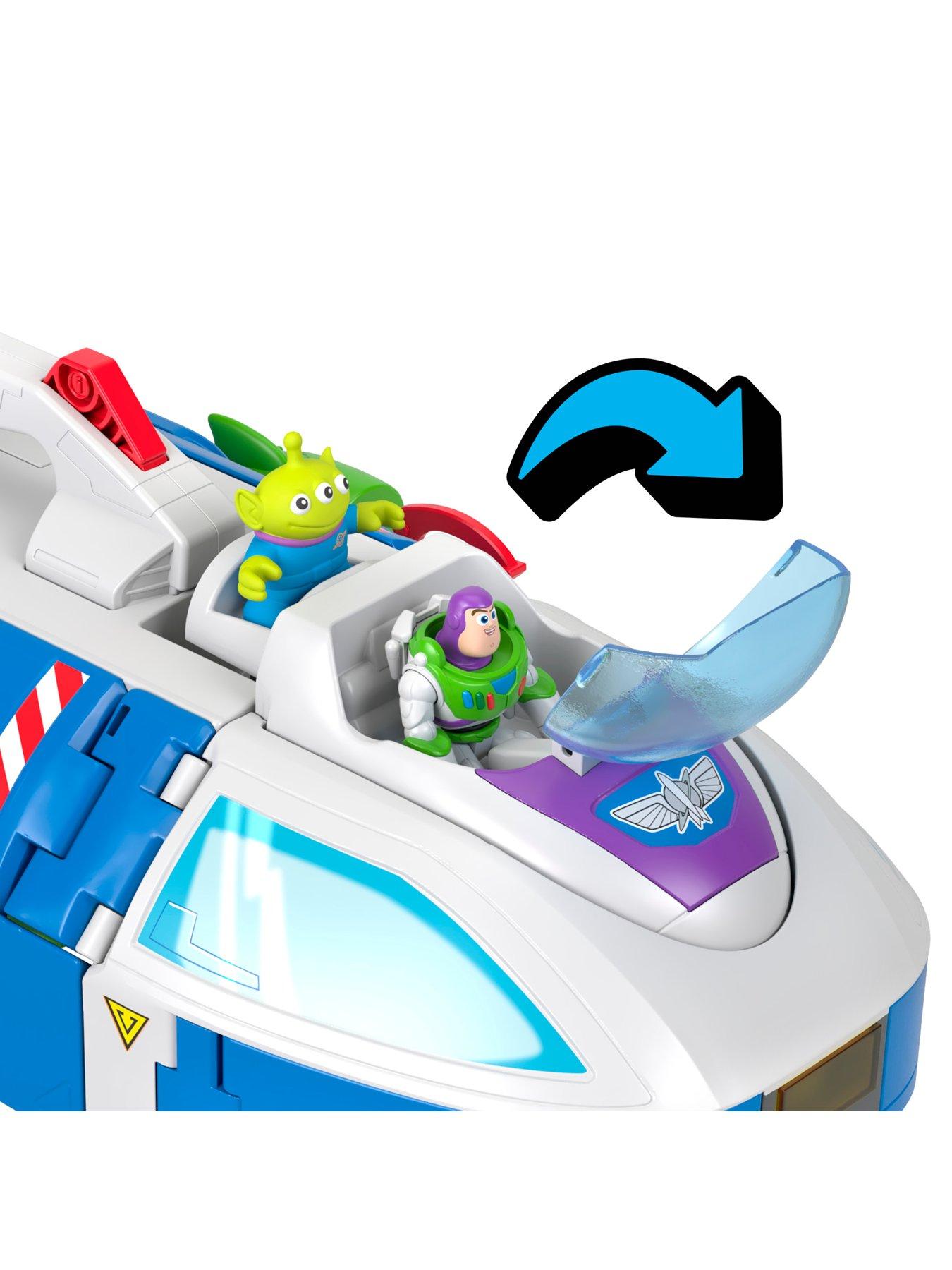 Image 4 of 6 of Imaginext <p>Toy Story 3-in-1 Transforming Buzz Lightyear Ship</p>