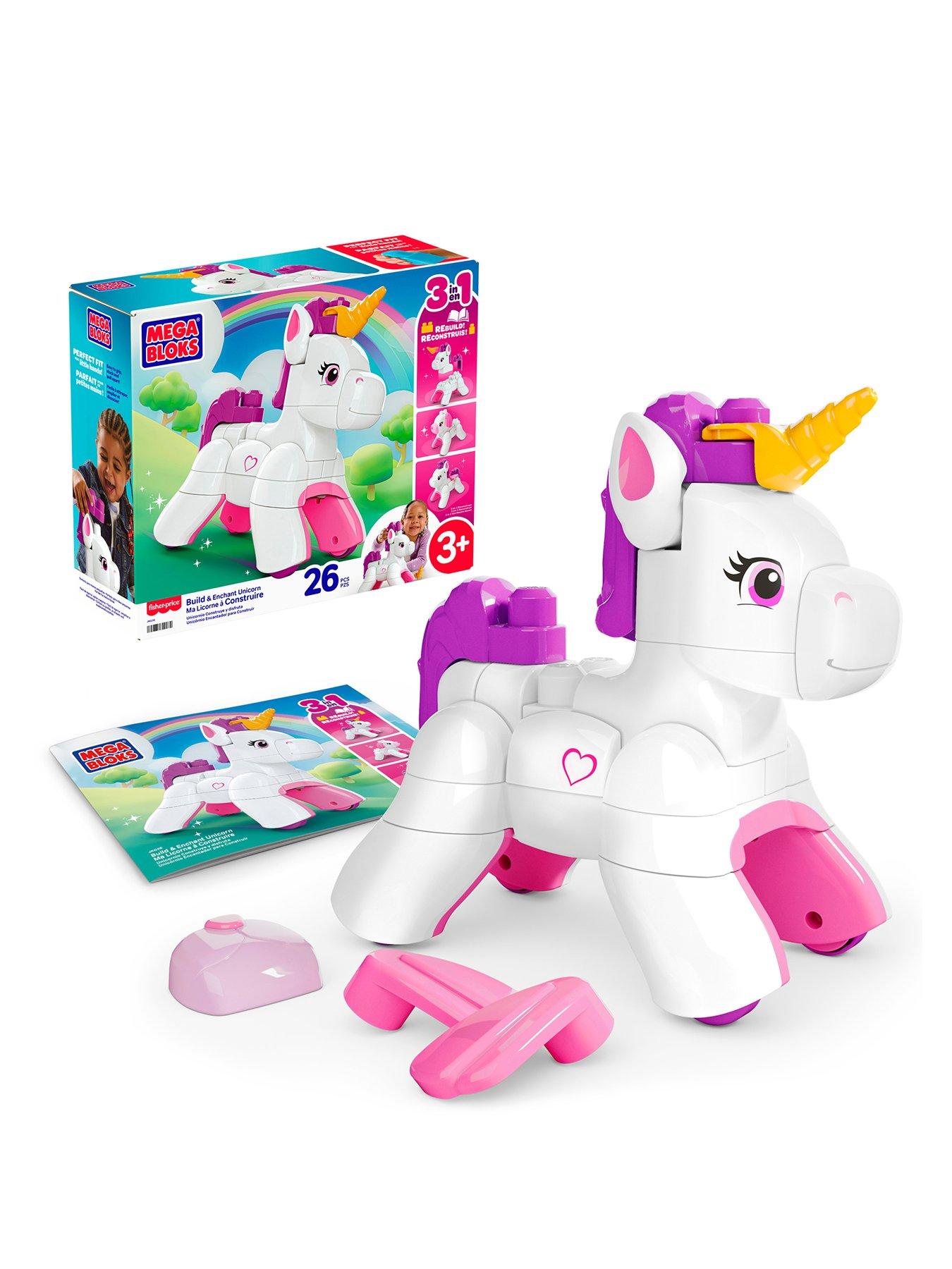 Mega Bloks Build  &  Enchant Unicorn Building Set