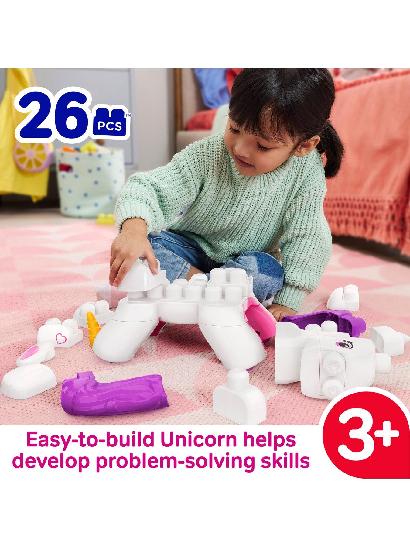 Image 2 of 8 of Mega Bloks <p>Build &amp; Enchant Unicorn Building Set</p>