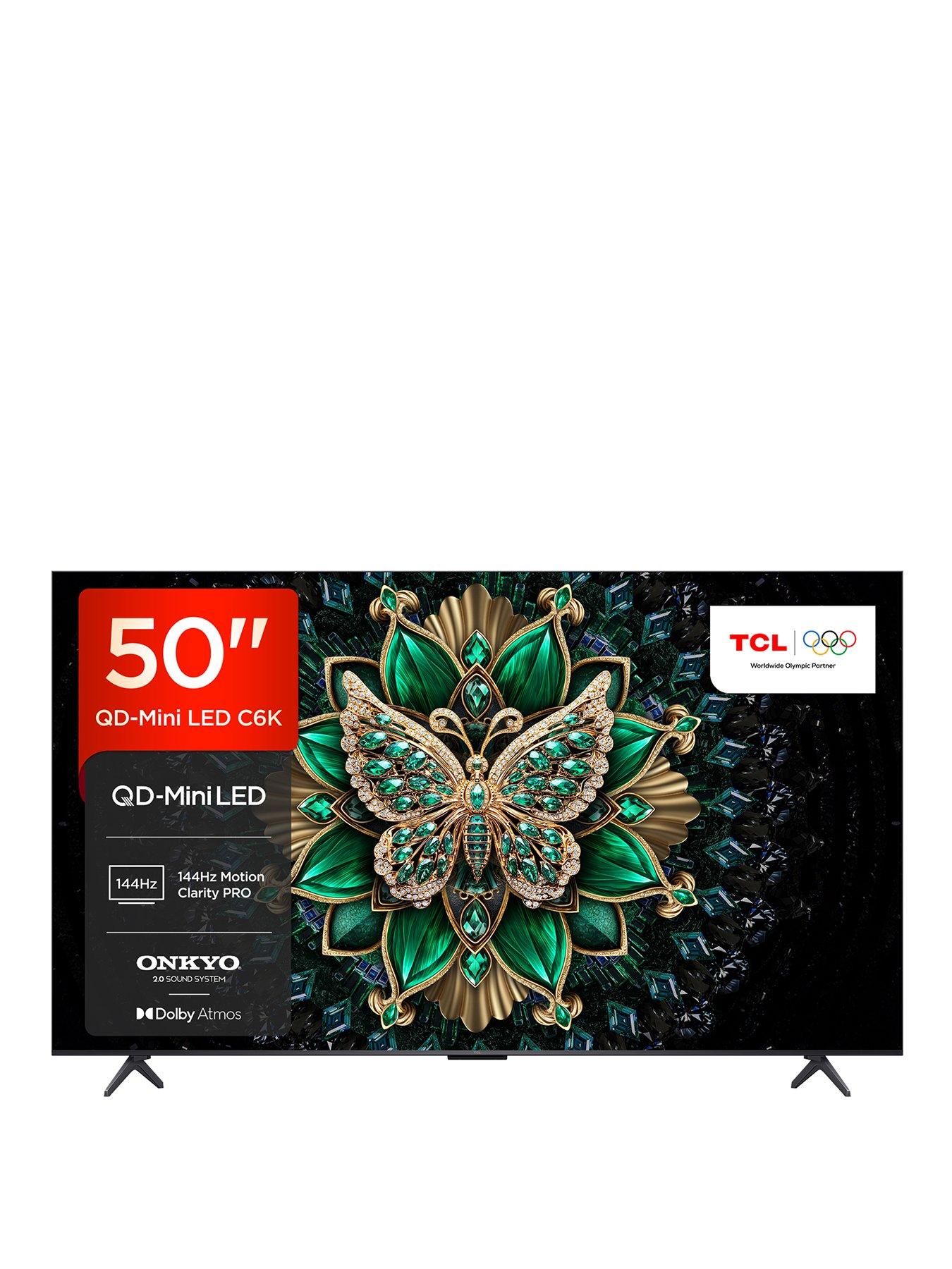 Image 1 of 7 of TCL 144Hz QD-MINI LED TV 50C6K-UK