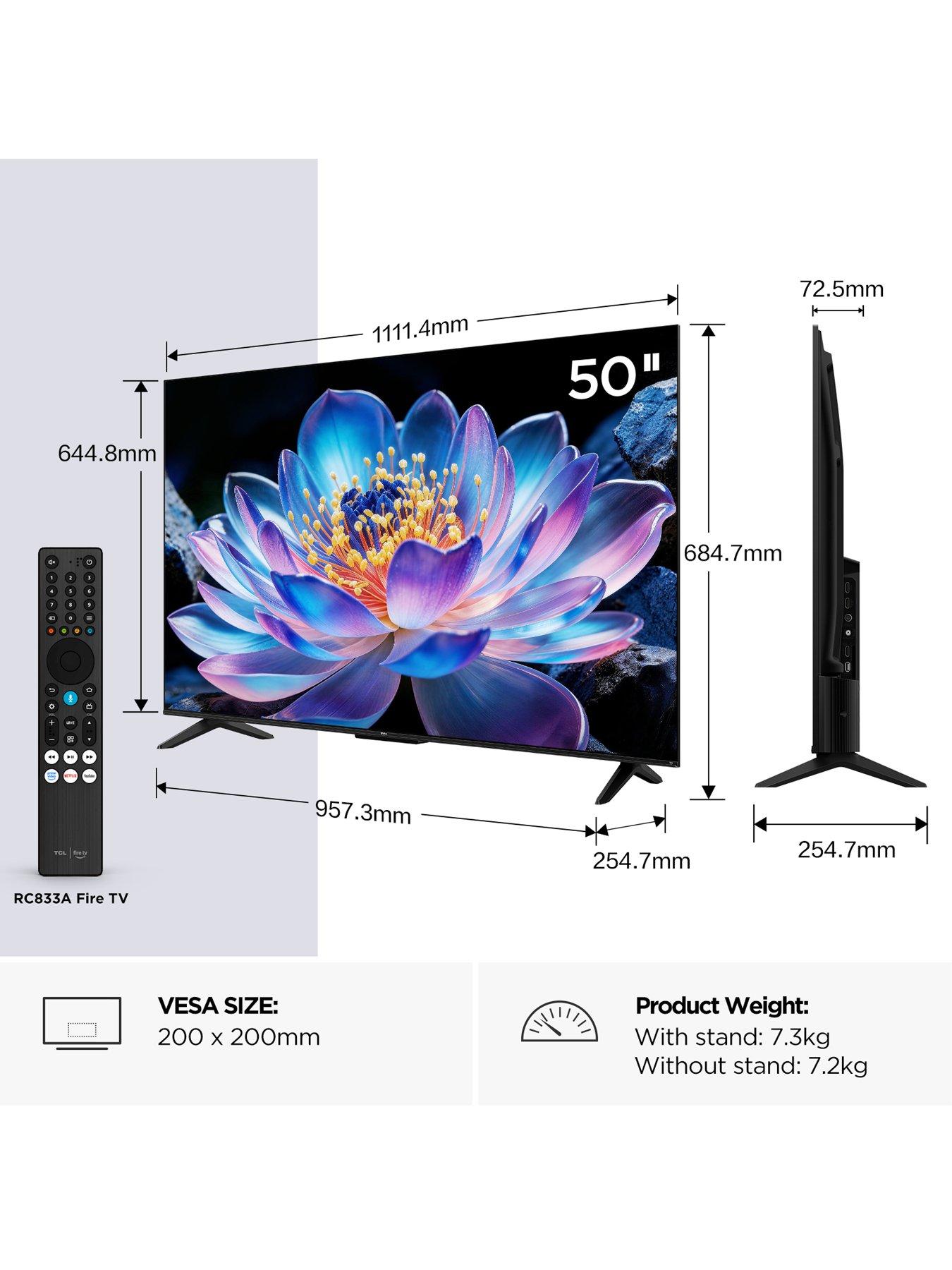 Image 2 of 7 of TCL 50V6D-UK, 50" 4K UHD Fire TV with Freely