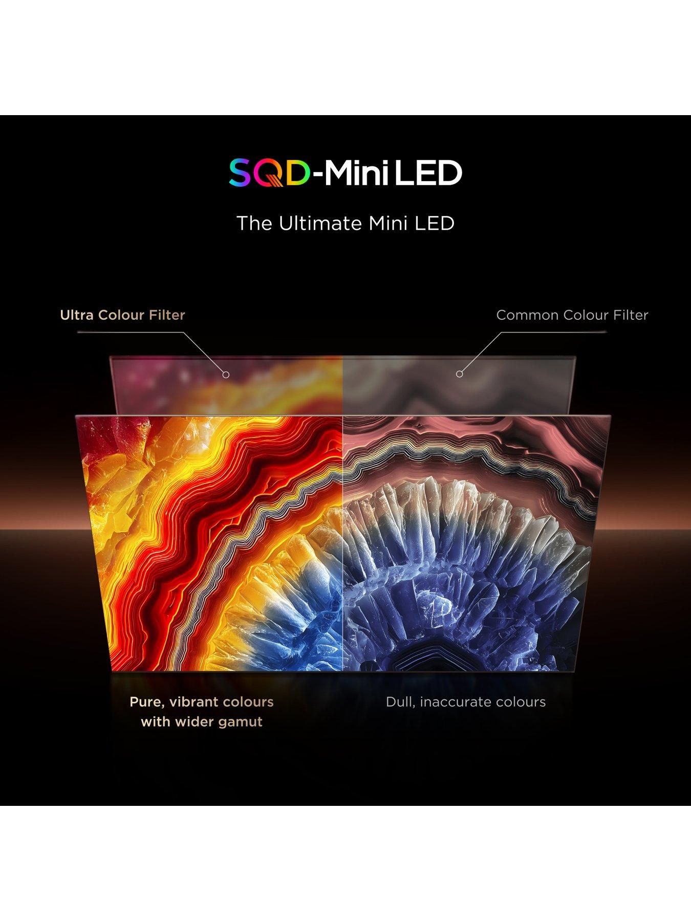 Image 4 of 7 of TCL 98C8L-UK, 98" 4K Premium SQD Mini LED 144Hz TV