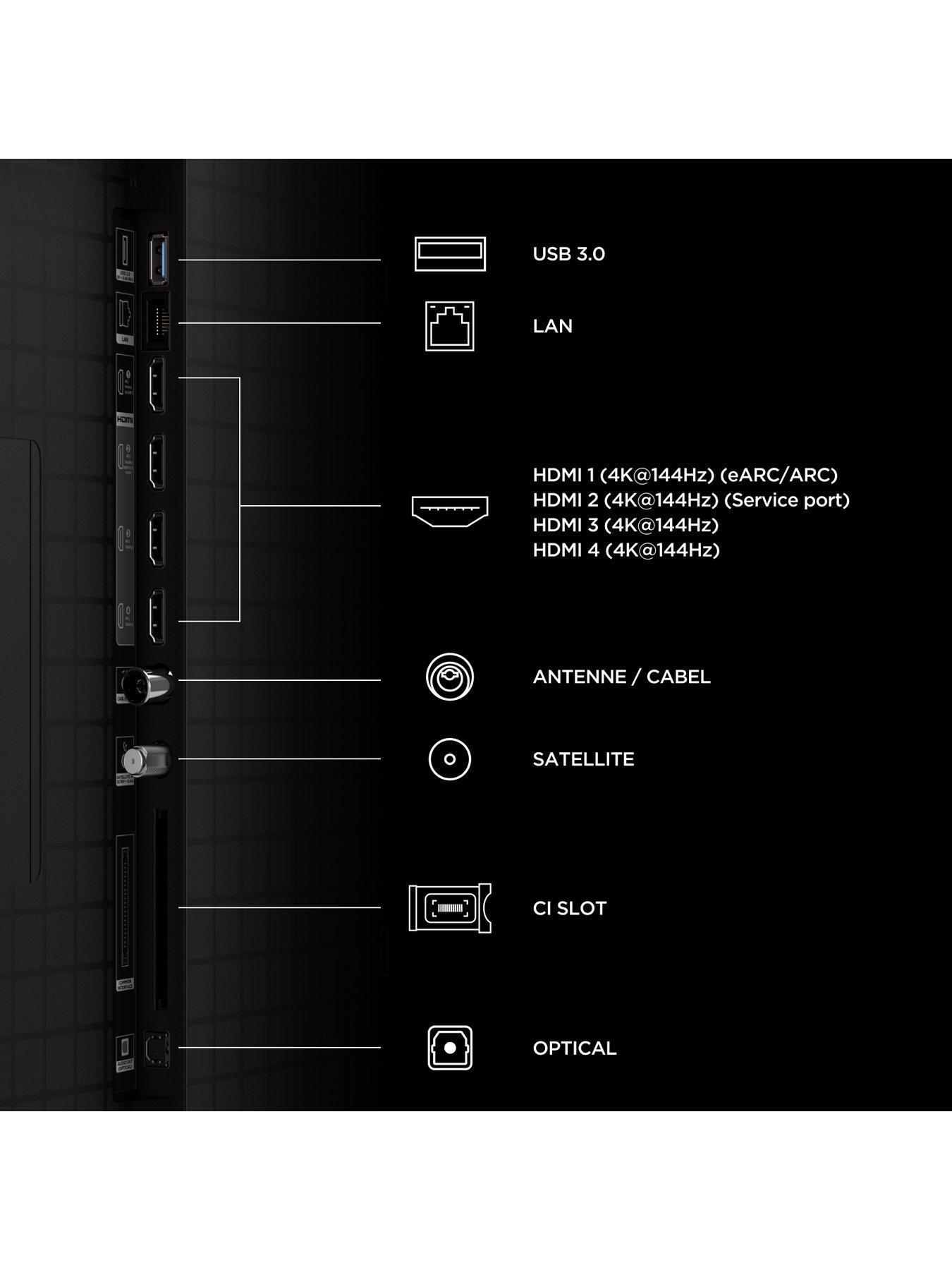 Image 6 of 7 of TCL 98C8L-UK, 98" 4K Premium SQD Mini LED 144Hz TV