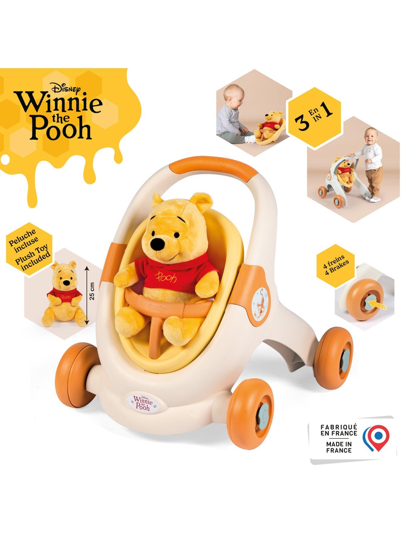 Image 2 of 7 of Smoby Winnie The Pooh Baby Walker 3 in 1 including plush