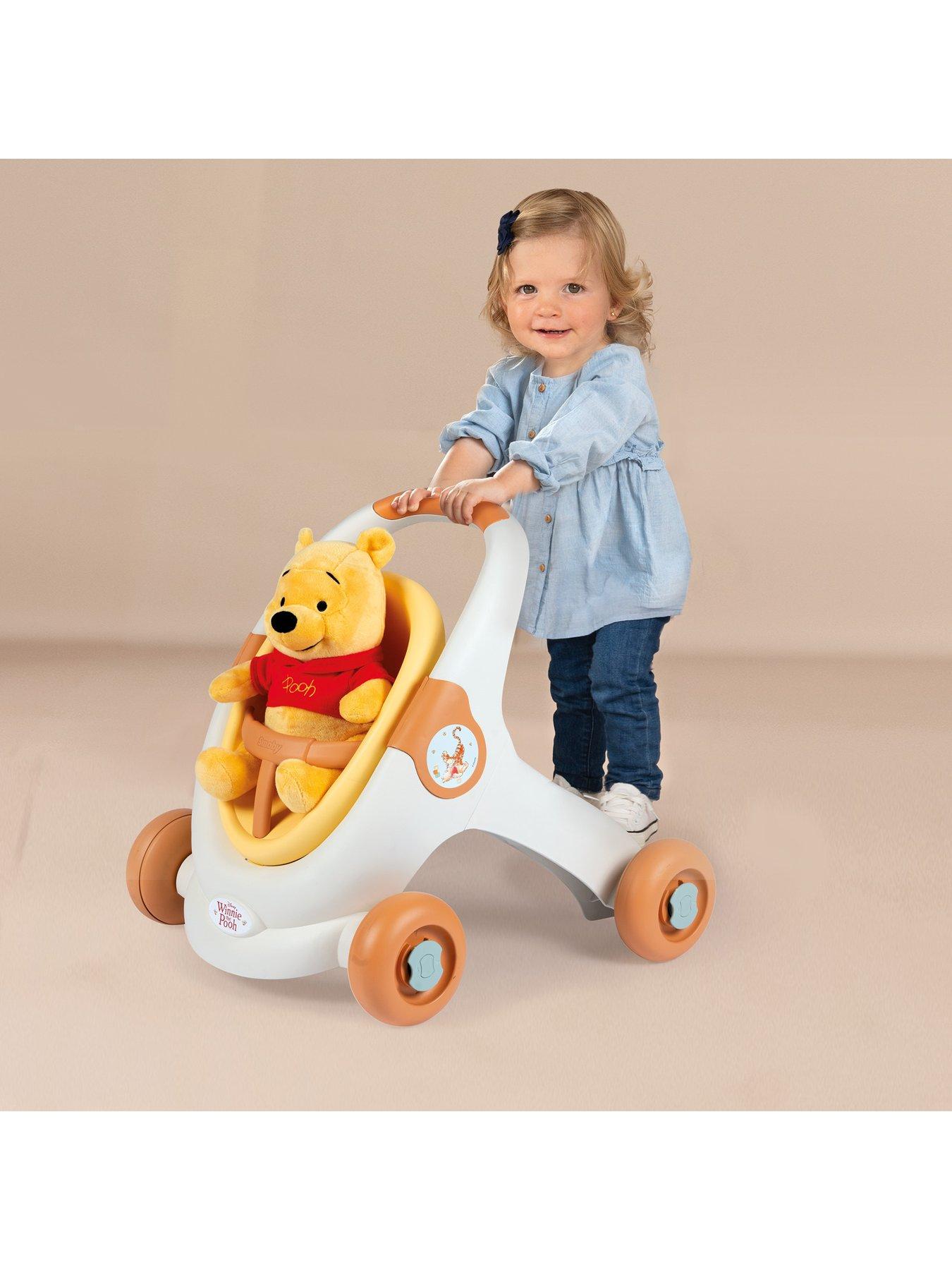 Image 3 of 7 of Smoby Winnie The Pooh Baby Walker 3 in 1 including plush