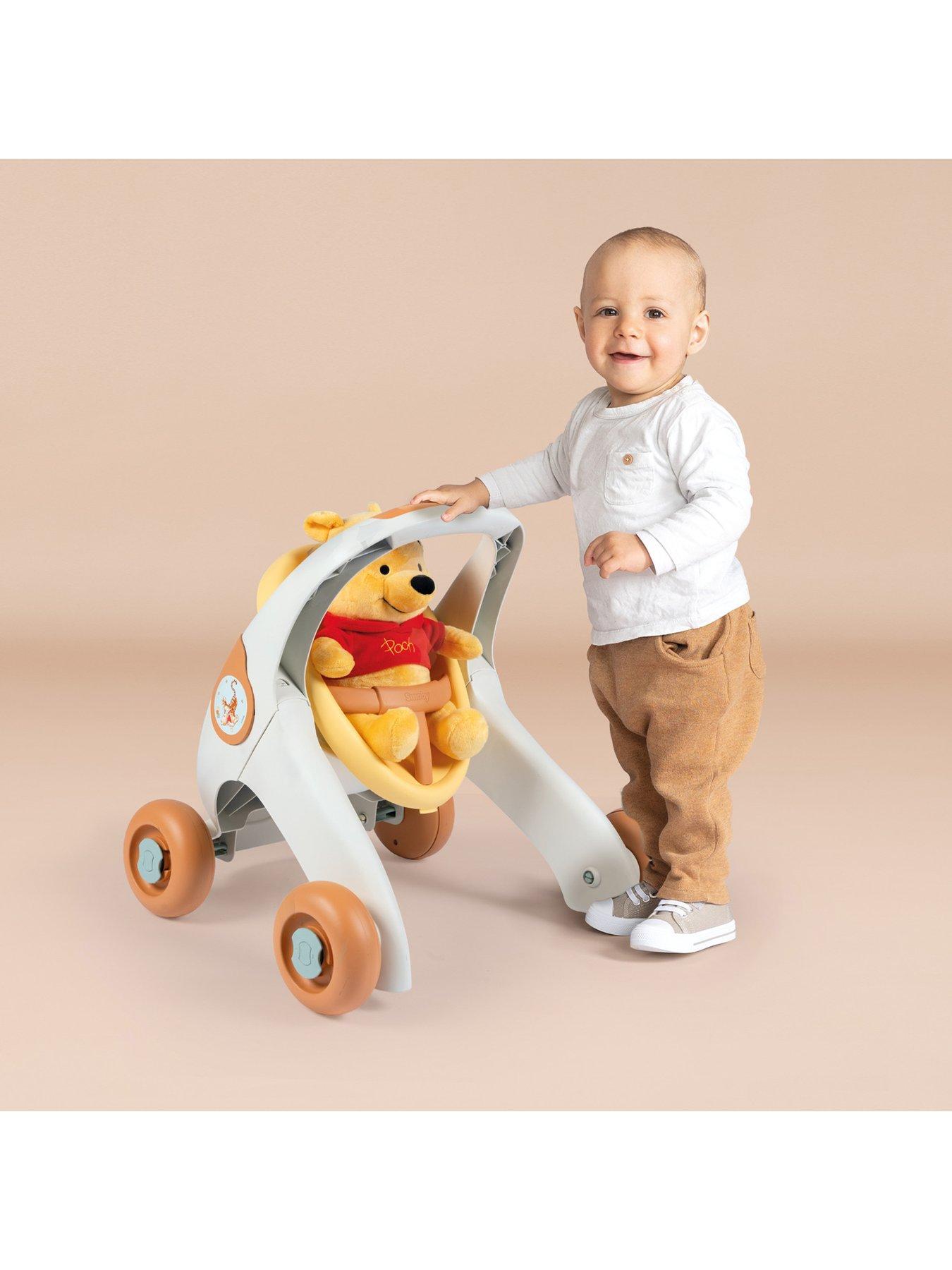 Image 4 of 7 of Smoby Winnie The Pooh Baby Walker 3 in 1 including plush
