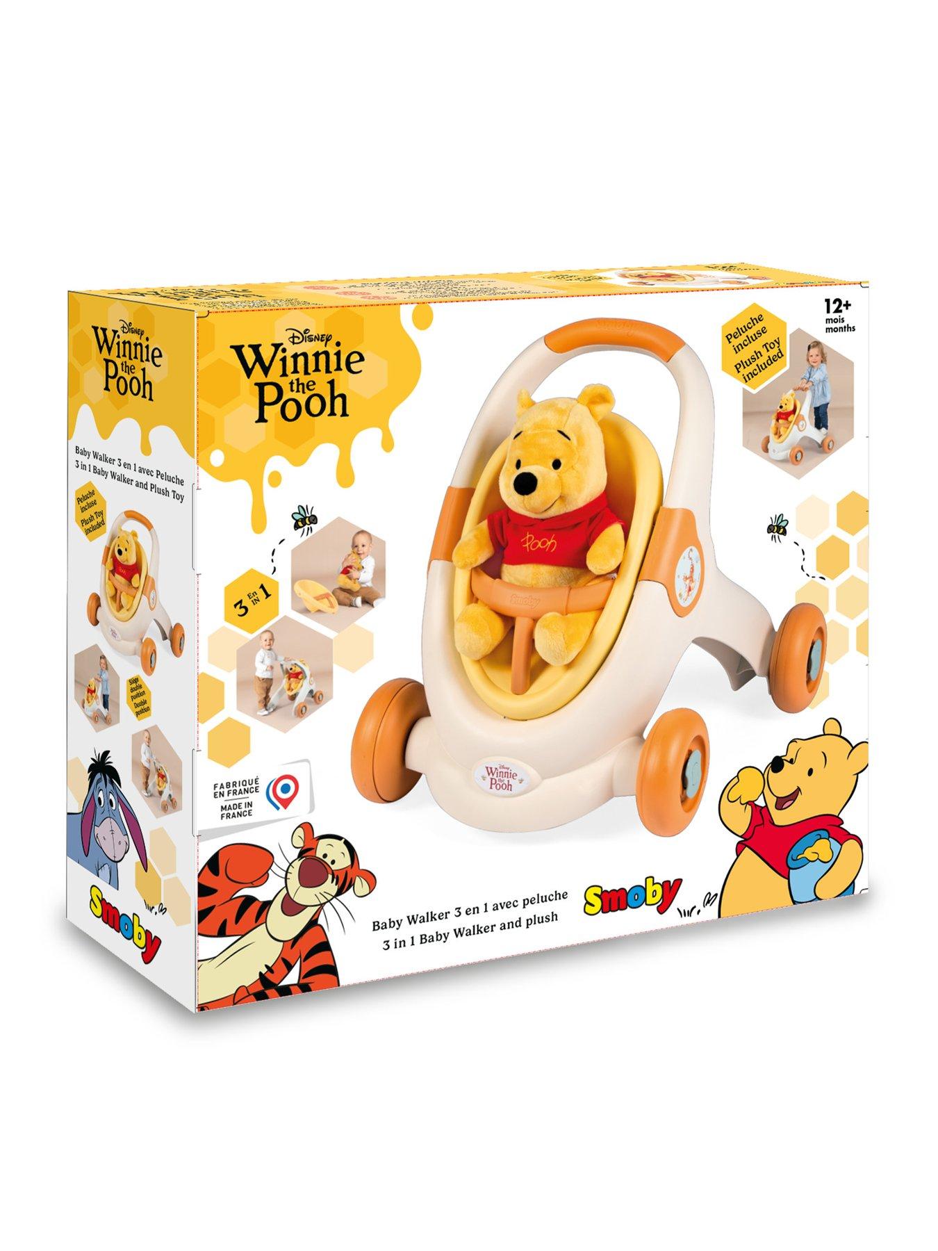 Image 7 of 7 of Smoby Winnie The Pooh Baby Walker 3 in 1 including plush