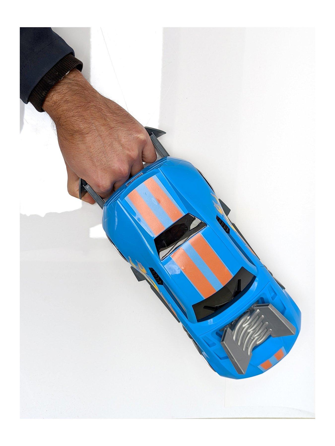 Image 3 of 4 of Hot Wheels 2 in 1 Race N Haul Storage Case - Blue