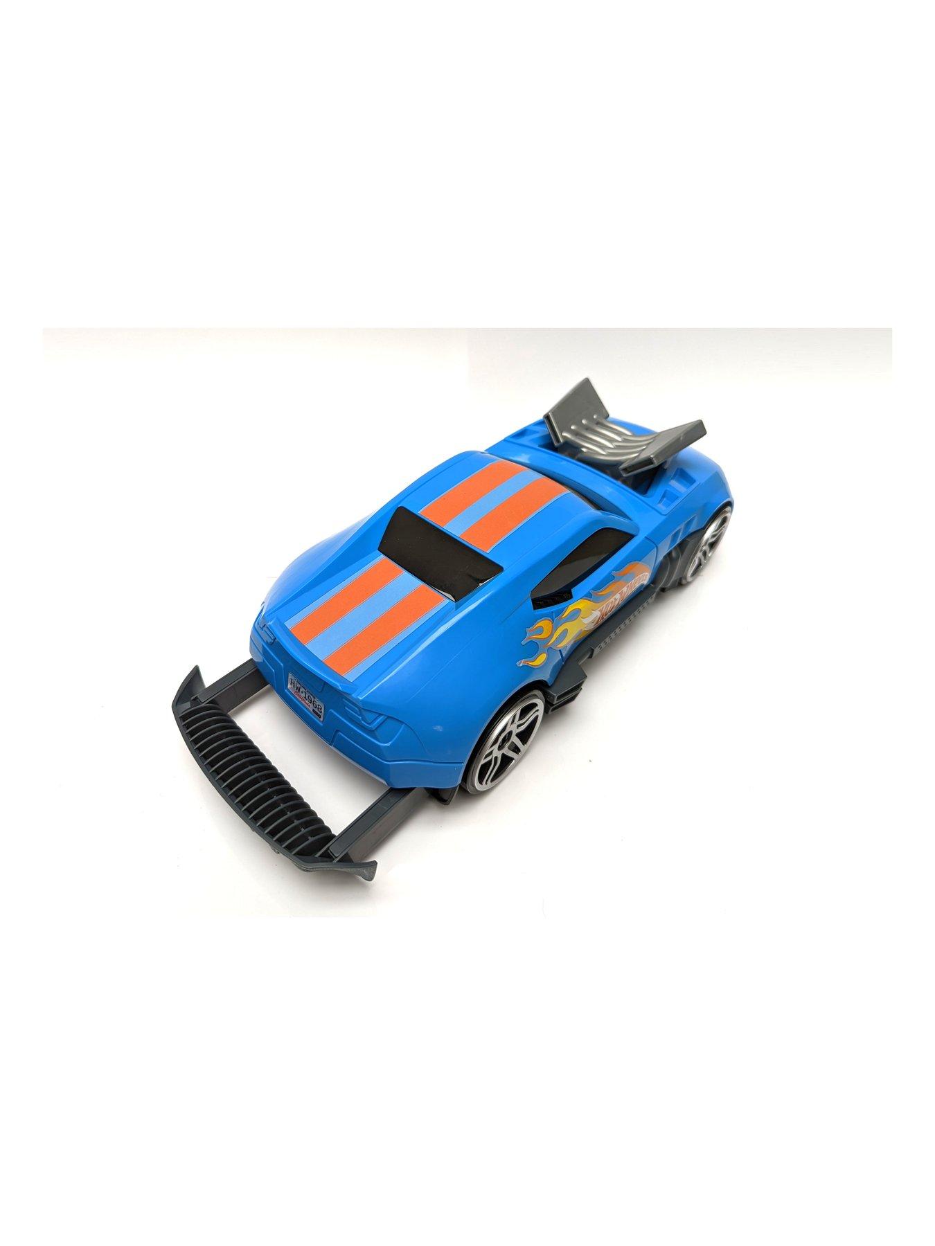 Image 4 of 4 of Hot Wheels 2 in 1 Race N Haul Storage Case - Blue