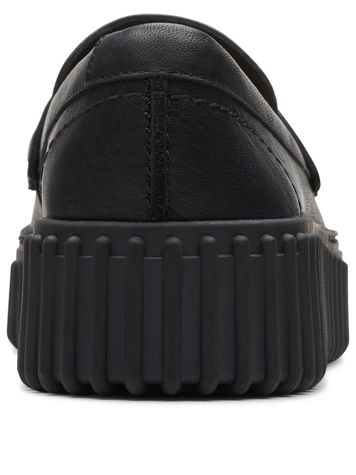 Image 3 of 7 of Clarks Torhill Penny Loafer - Black Leather