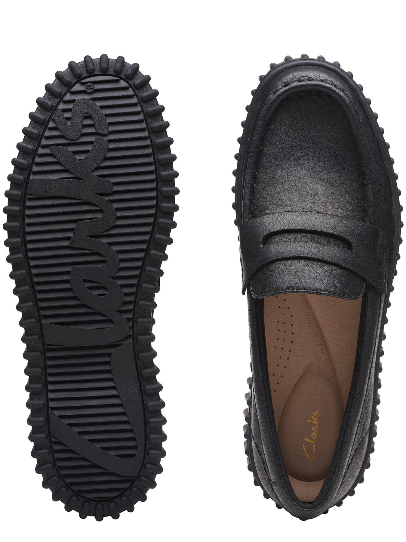 Image 4 of 7 of Clarks Torhill Penny Loafer - Black Leather