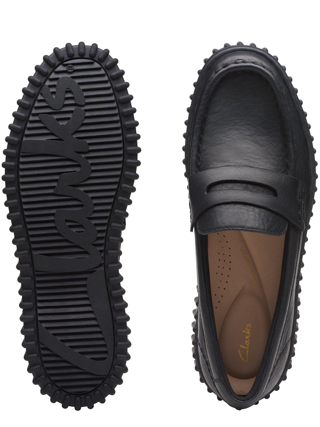 Image 5 of 7 of Clarks Torhill Penny Loafer - Black Leather