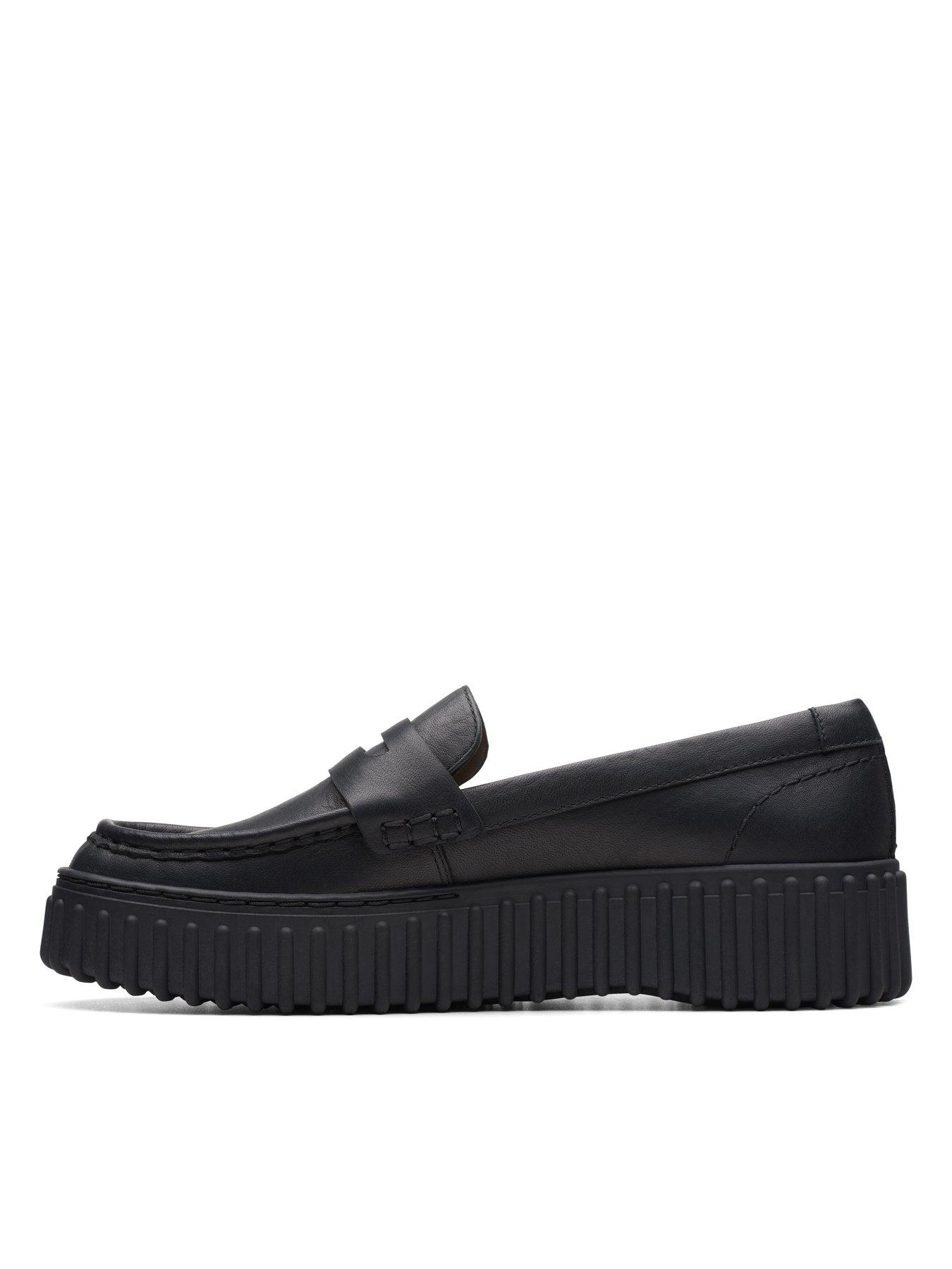 Image 6 of 7 of Clarks Torhill Penny Loafer - Black Leather