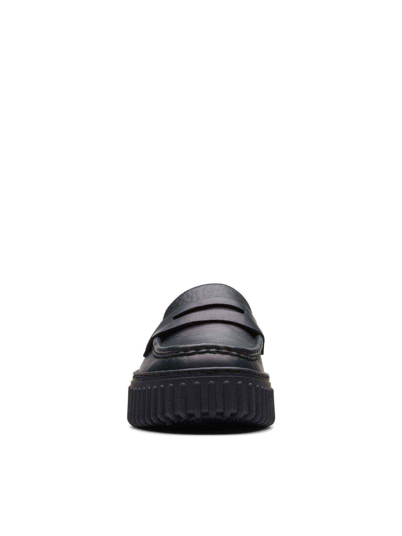 Image 7 of 7 of Clarks Torhill Penny Loafer - Black Leather