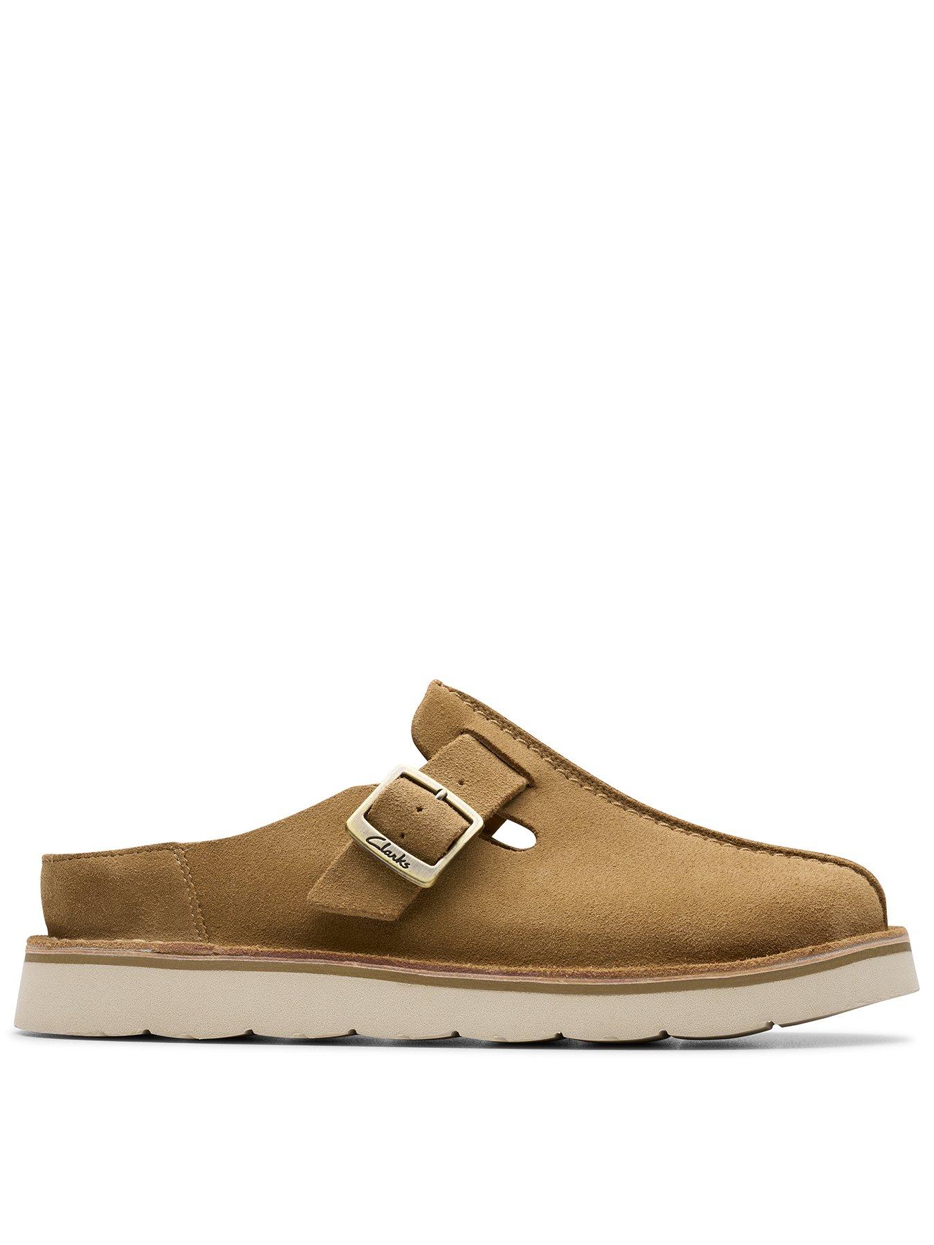 Clarks Solsbury Mule Sand Suede Mule
