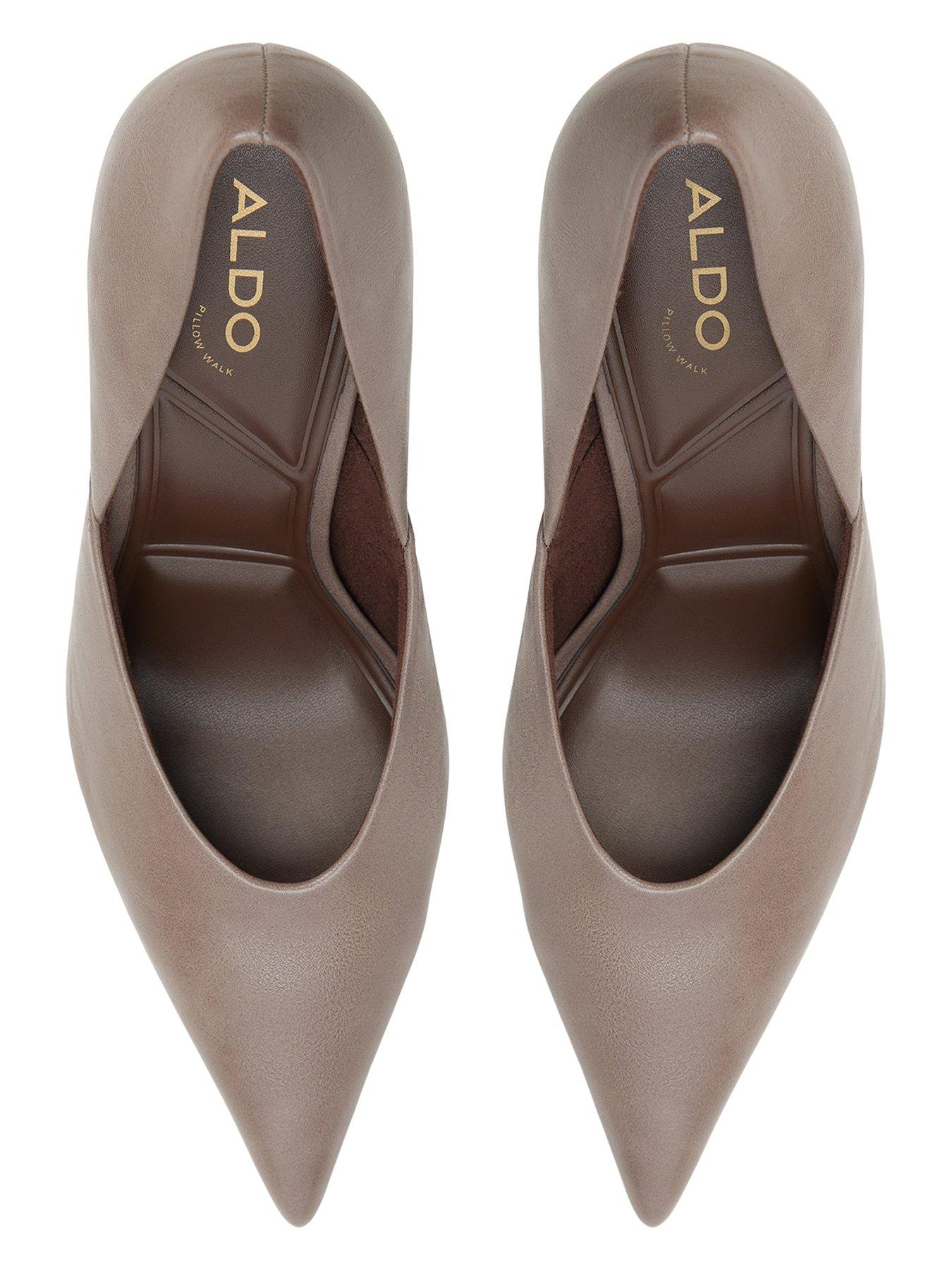 Image 4 of 6 of Aldo Womens Pillow Walk Pointed Toe Stiletto Pump - Grey