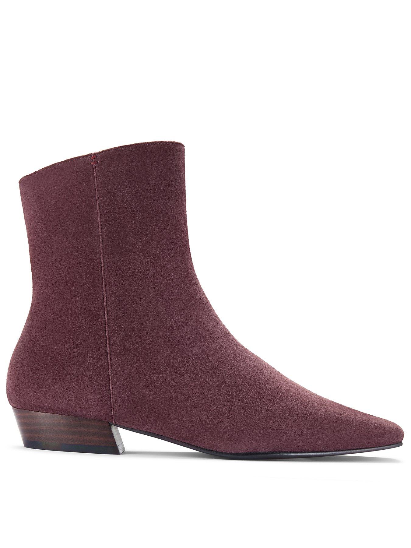 Clarks Edina Brown Suede Stretch Boot