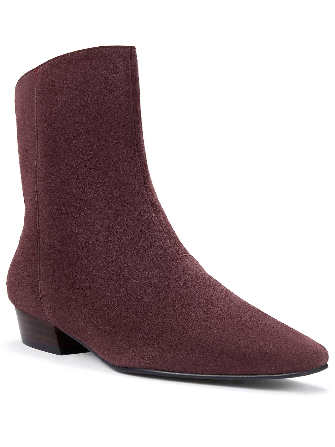 Image 2 of 6 of Clarks Edina Suede Stretch Boot -&nbsp;Brown