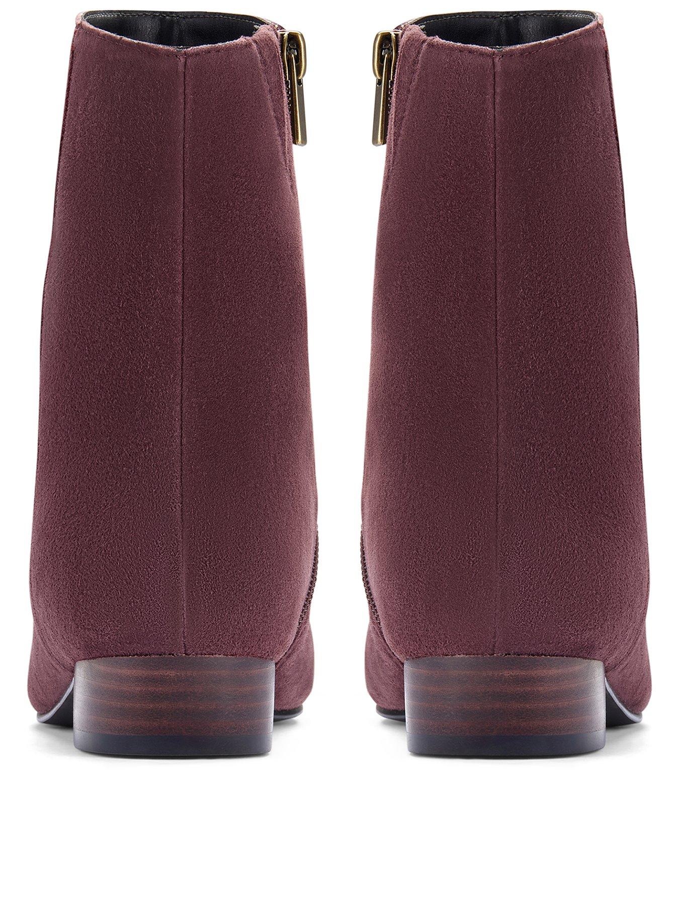 Image 3 of 6 of Clarks Edina Suede Stretch Boot -&nbsp;Brown