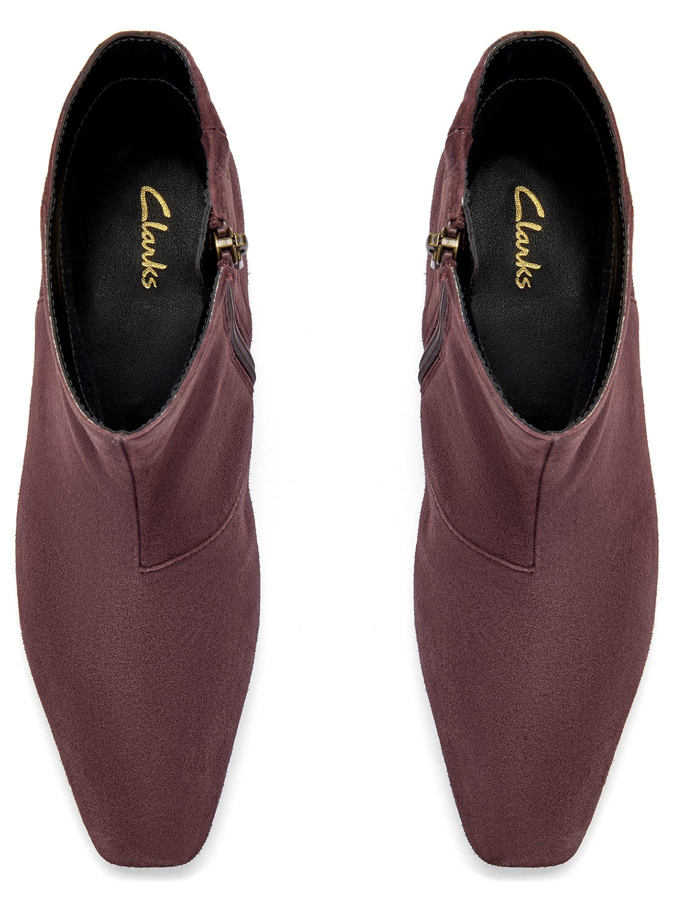 Image 4 of 6 of Clarks Edina Suede Stretch Boot -&nbsp;Brown