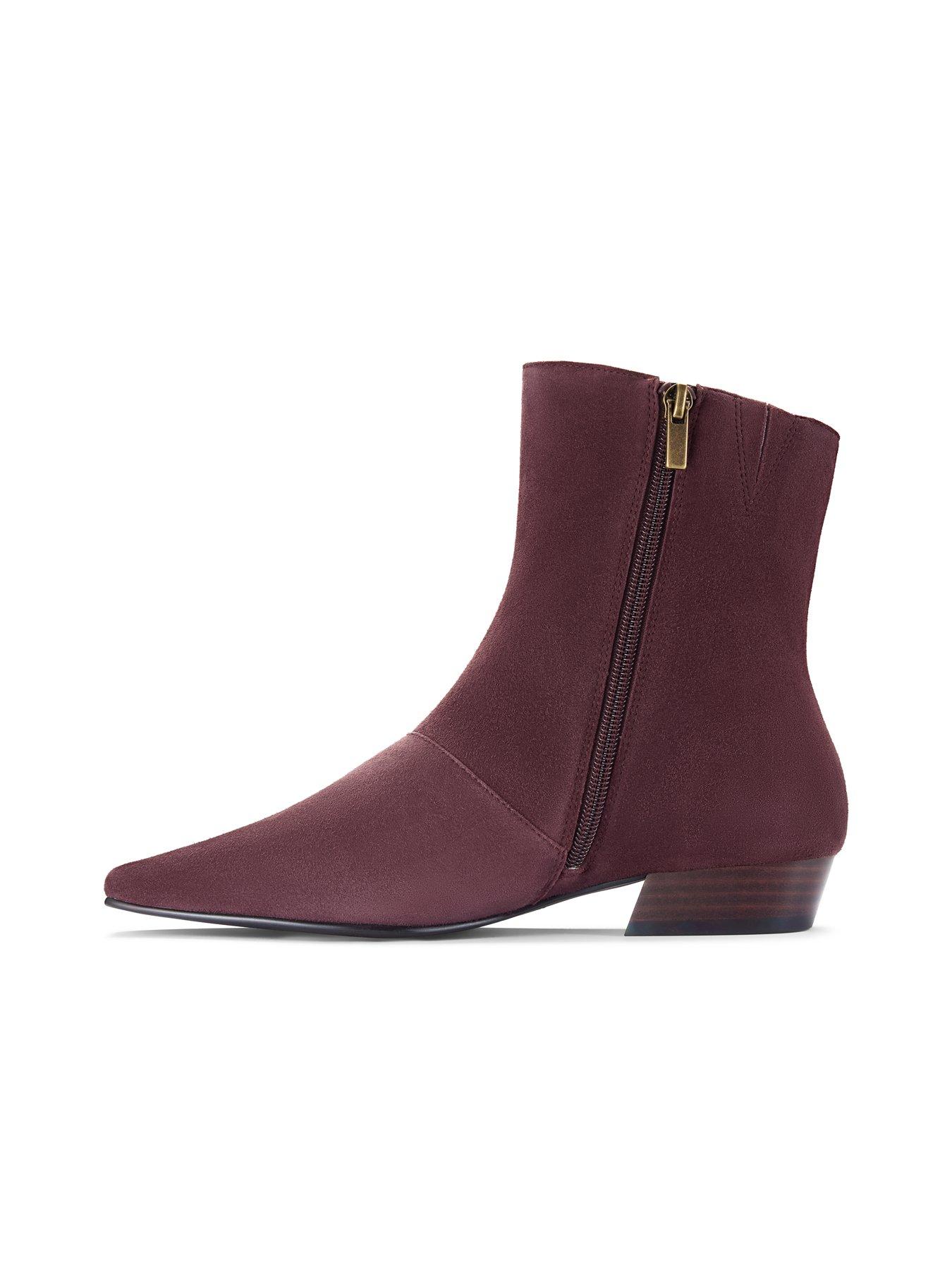 Image 6 of 6 of Clarks Edina Suede Stretch Boot -&nbsp;Brown