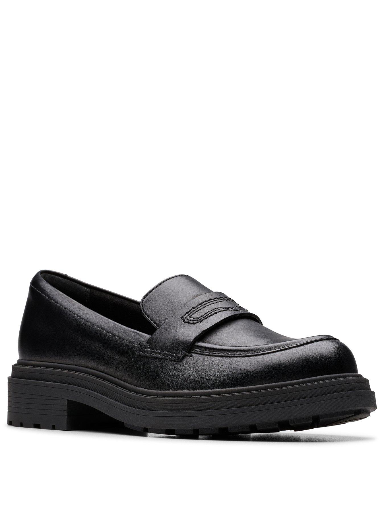 Image 2 of 6 of Clarks Wide Fit Orinoco3 Edge Black Leather Loafer