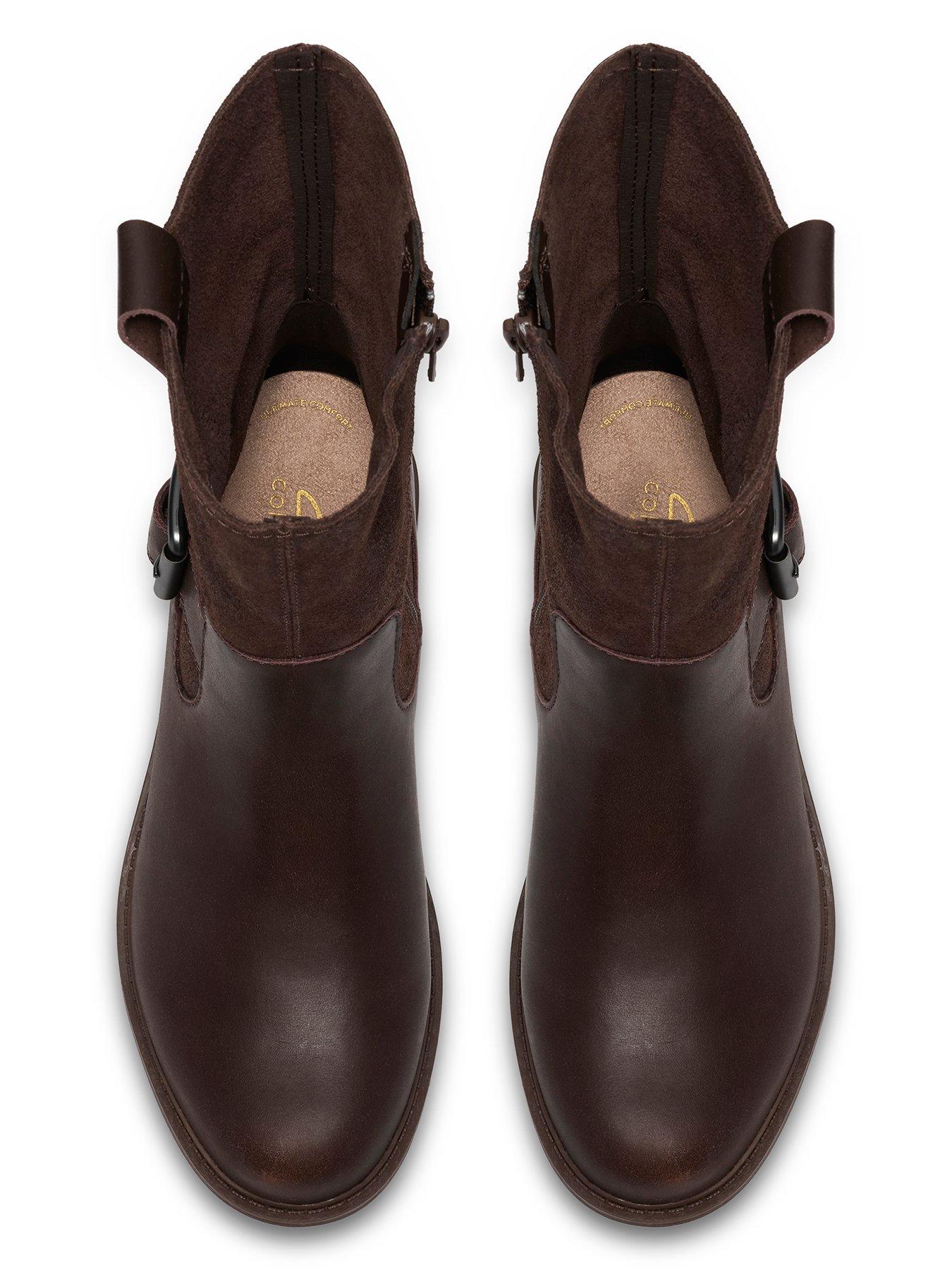 Image 4 of 6 of Clarks Hearth Dark Brown Mid Boot