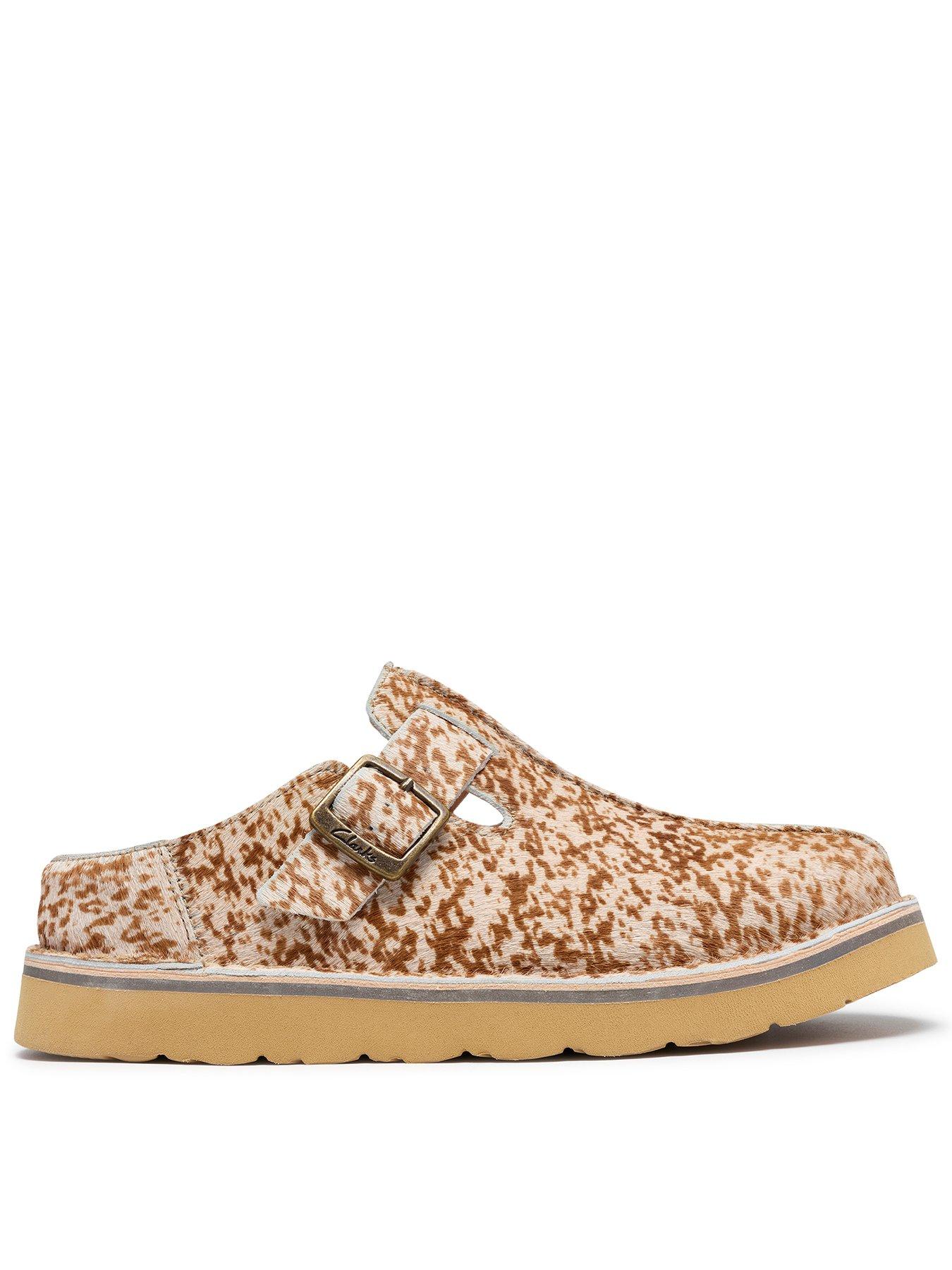 Clarks Solsbury Animal Print Mule
