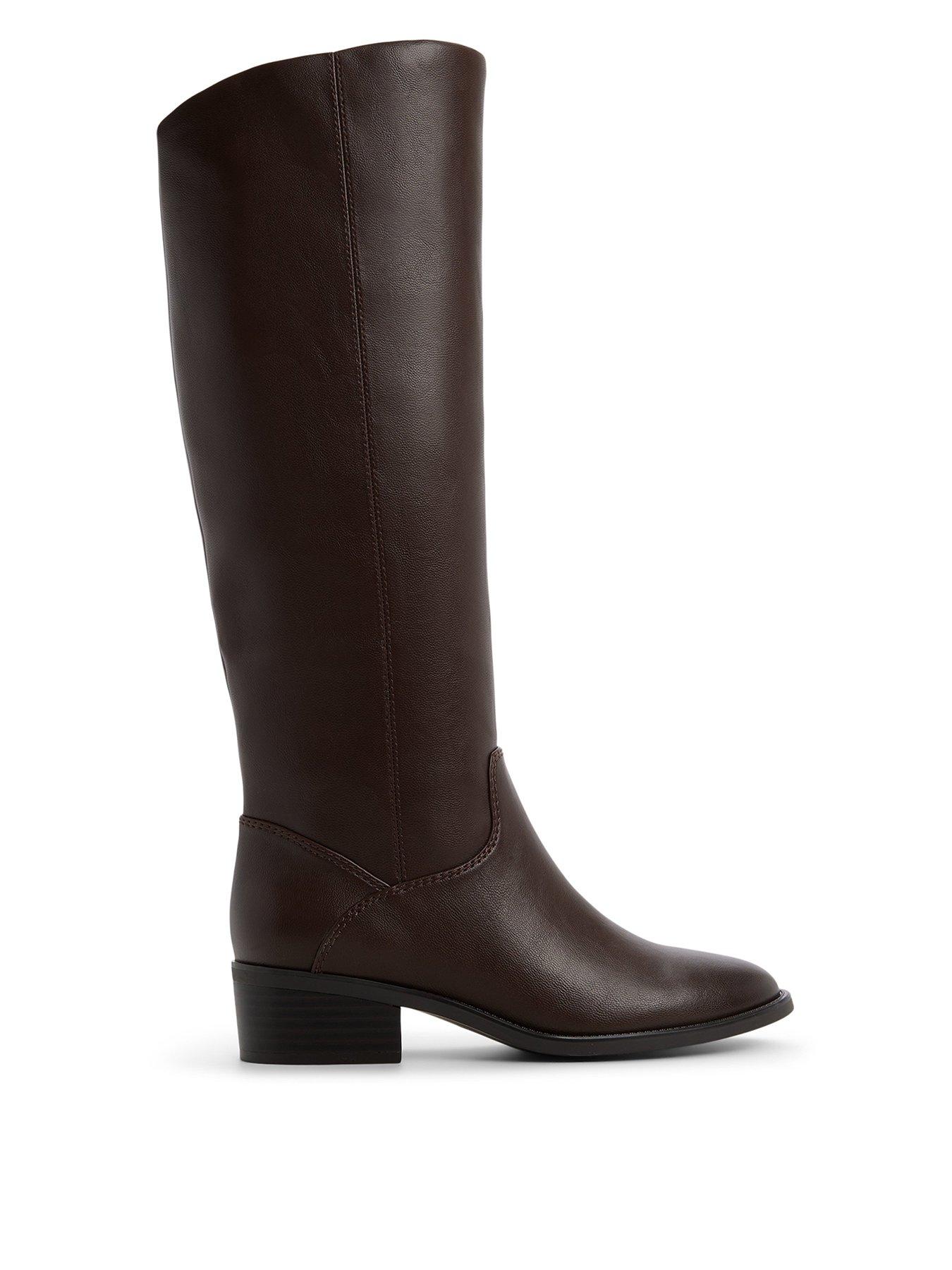 Image 1 of 5 of Aldo Womens Pillow Walk Knee High Boots - Brown