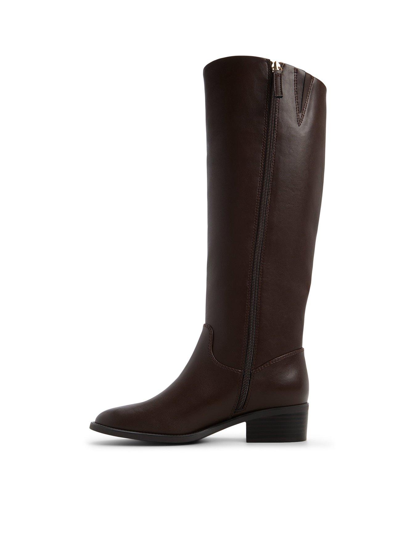 Image 5 of 5 of Aldo Womens Pillow Walk Knee High Boots - Brown